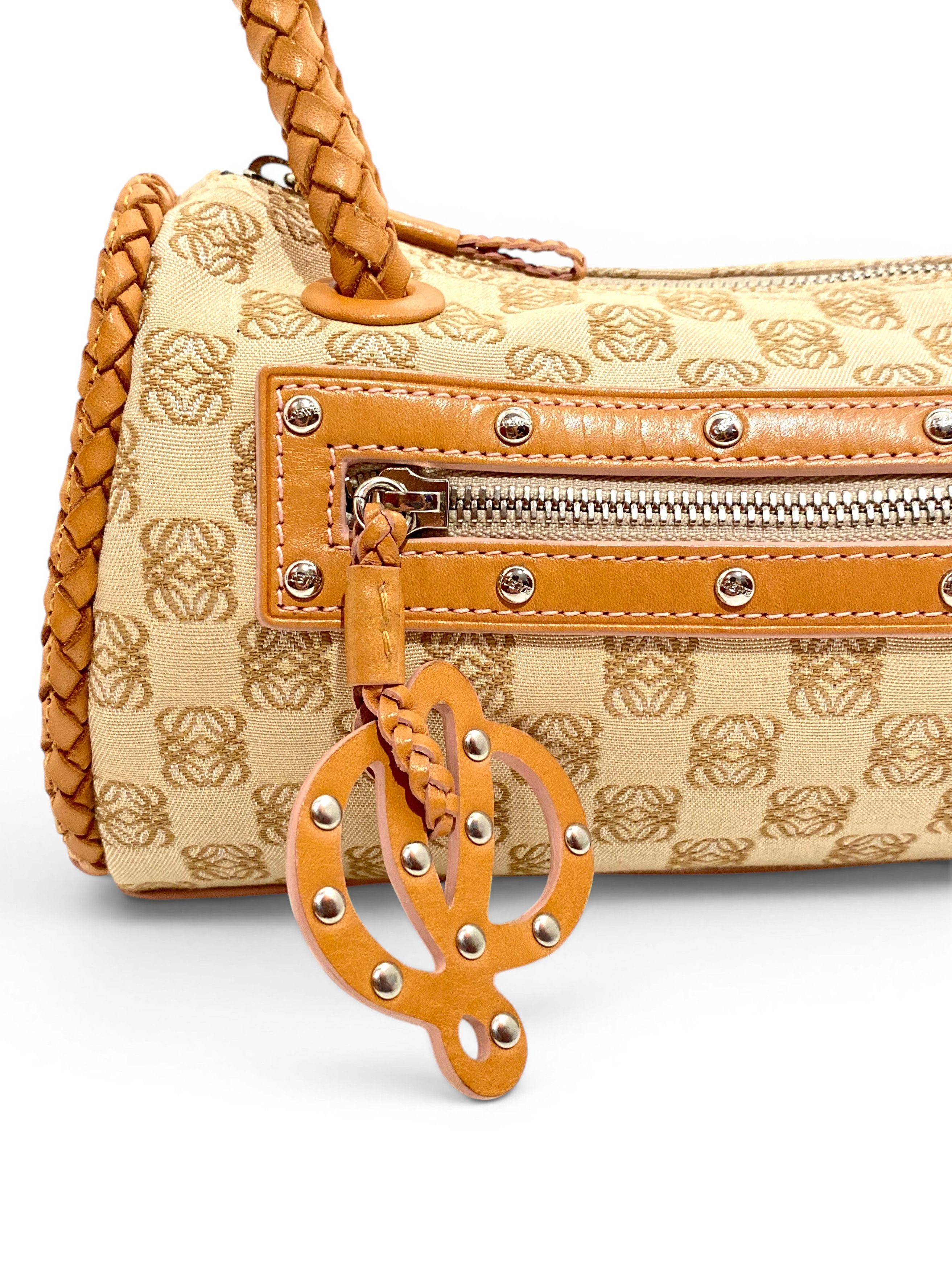 Loewe LOEWE Anagram Logo Monogram Leather Baguette Hand Bag Size ONE SIZE - 8 Thumbnail