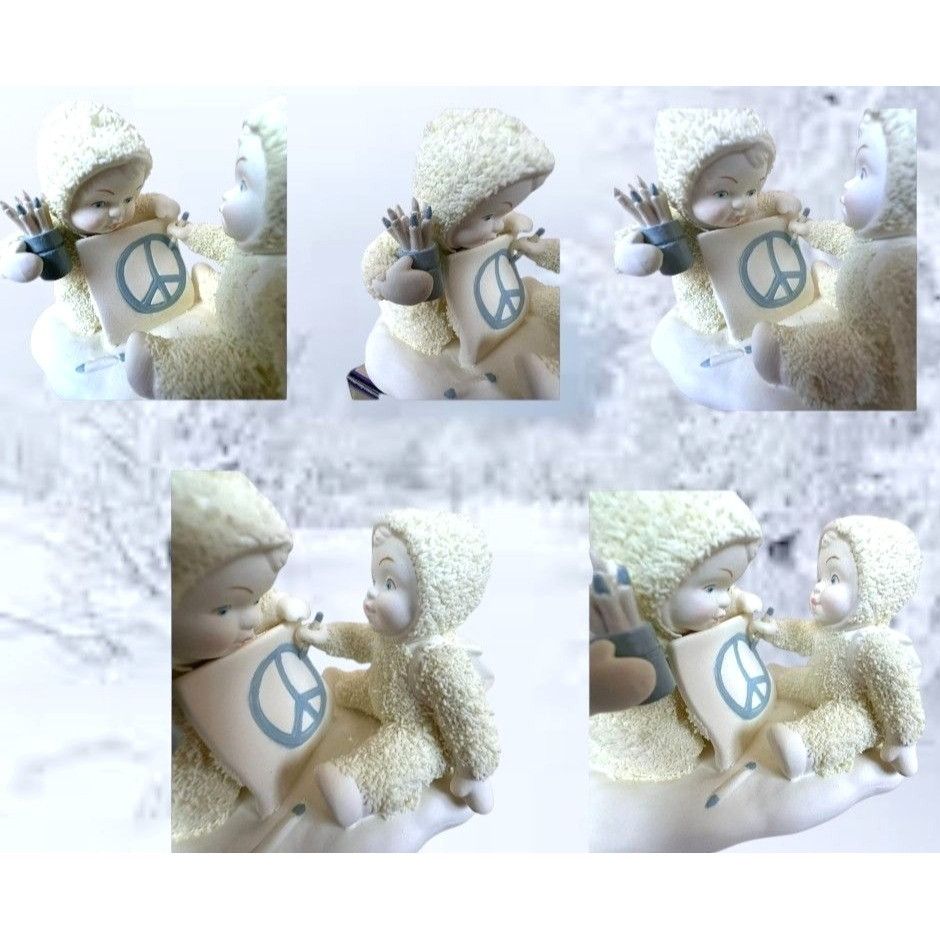 Other Department 56 Peace Talks Snowbaby Figurine 2018 Enesco Chri Size ONE SIZE - 4 Thumbnail
