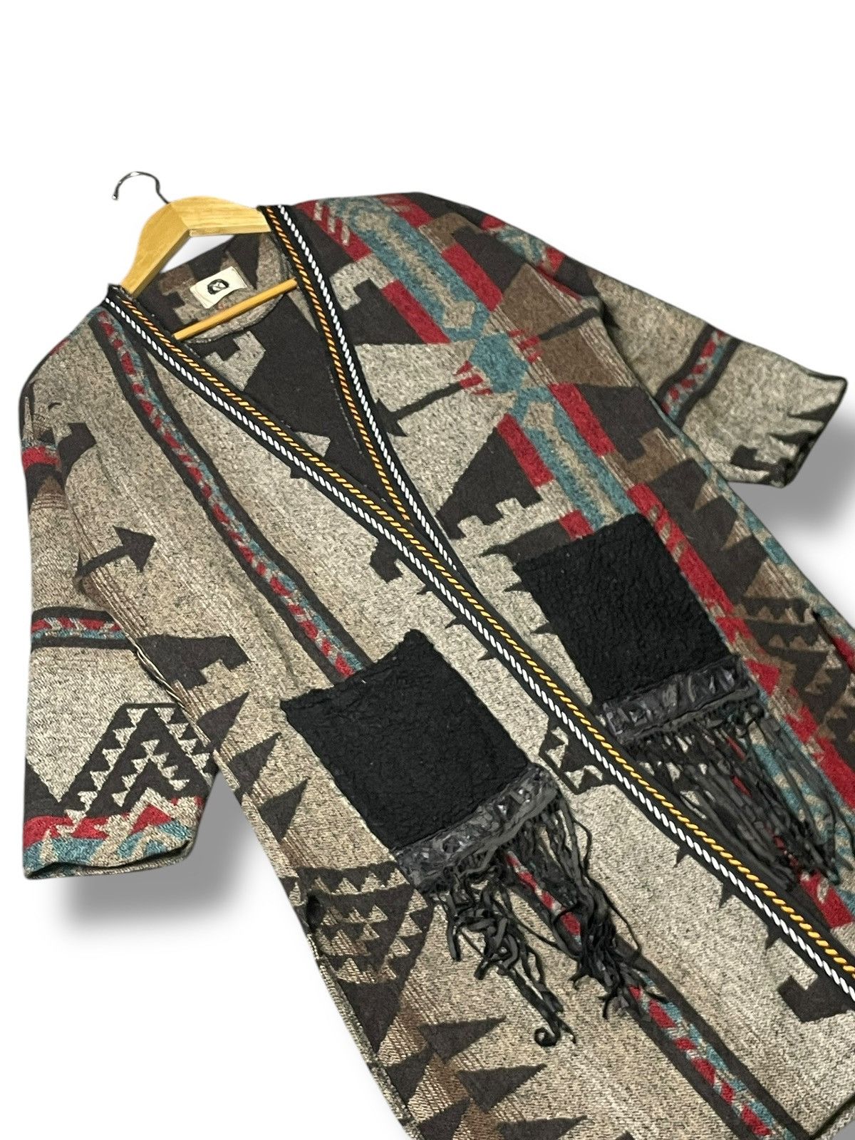 Japanese Brand × Vintage Navajo Ethnic Full-print Outerwear (56) Size US S / EU 44-46 / 1 - 3 Thumbnail