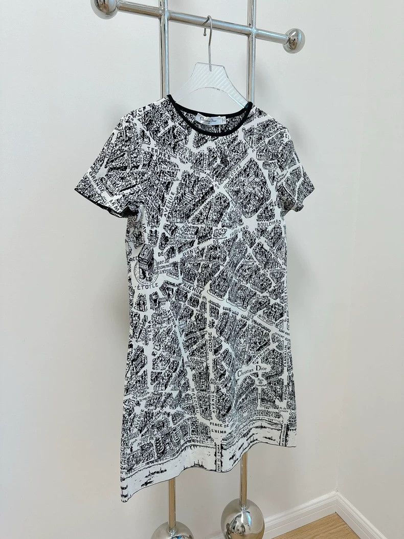 Dior Dior Paris printed knitted dress Size XXS / US 00 / IT 34 - 2 Thumbnail