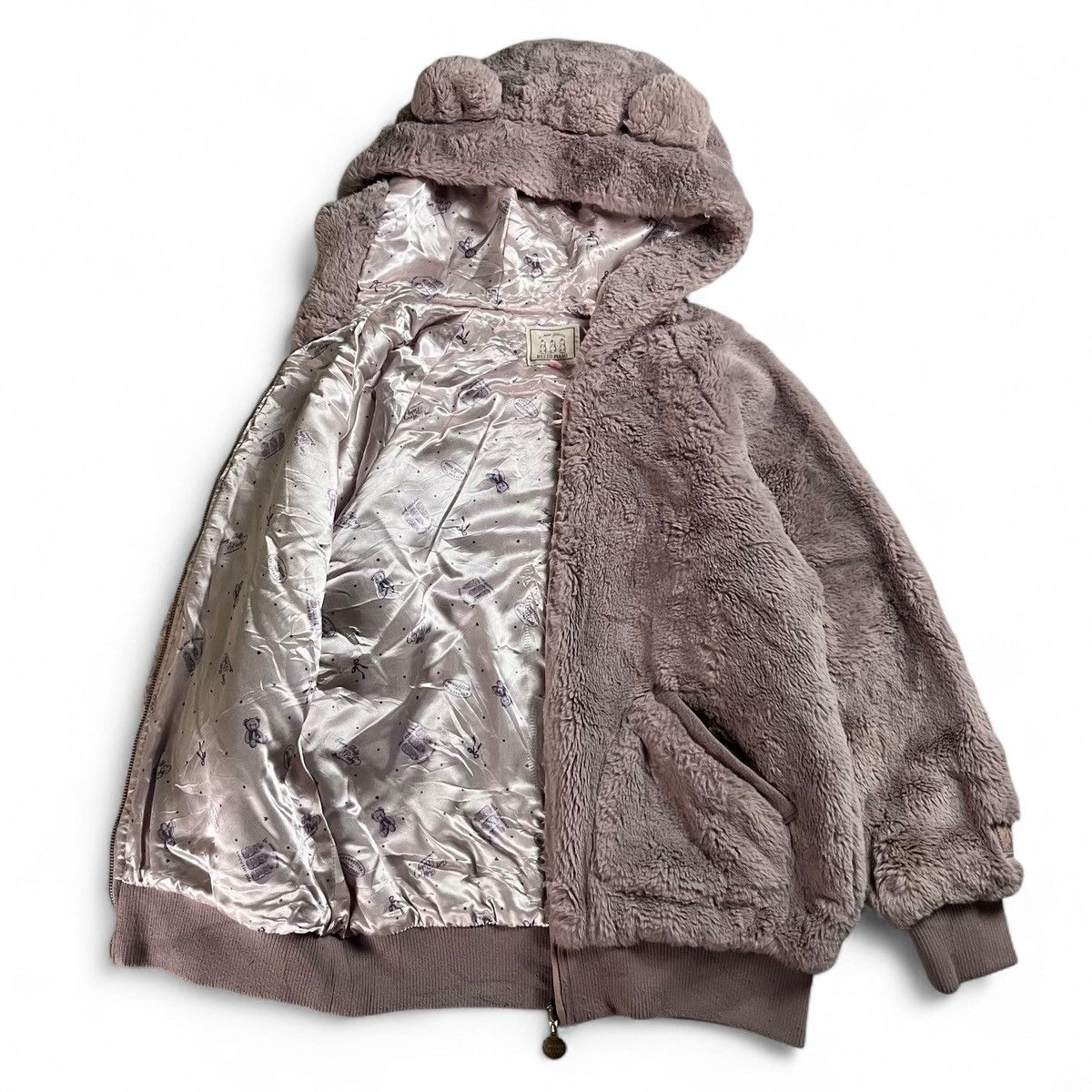 Angel Blue Meezo piano sherpa Ear zip hoodie✨ Size US M / EU 48-50 / 2 - 2 Thumbnail