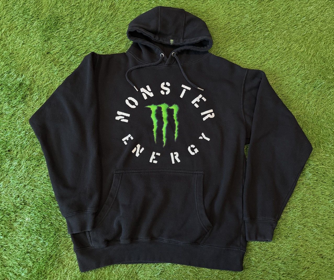Other Monster Energy Hoodie Black Pocket Y2K Grunge Skater 2000s Size US XL / EU 56 / 4 - 1 Thumbnail