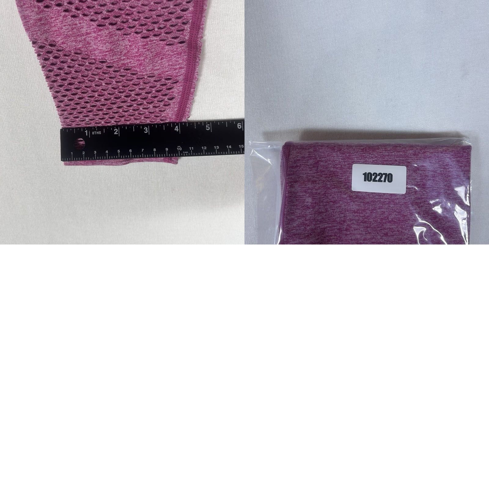 Pinko VINTAGE? Pink Victoria Secret Seamless Leggings Womens M High Waist Athletic Gym Run Size 32" / US 10 / IT 46 - 8 Thumbnail