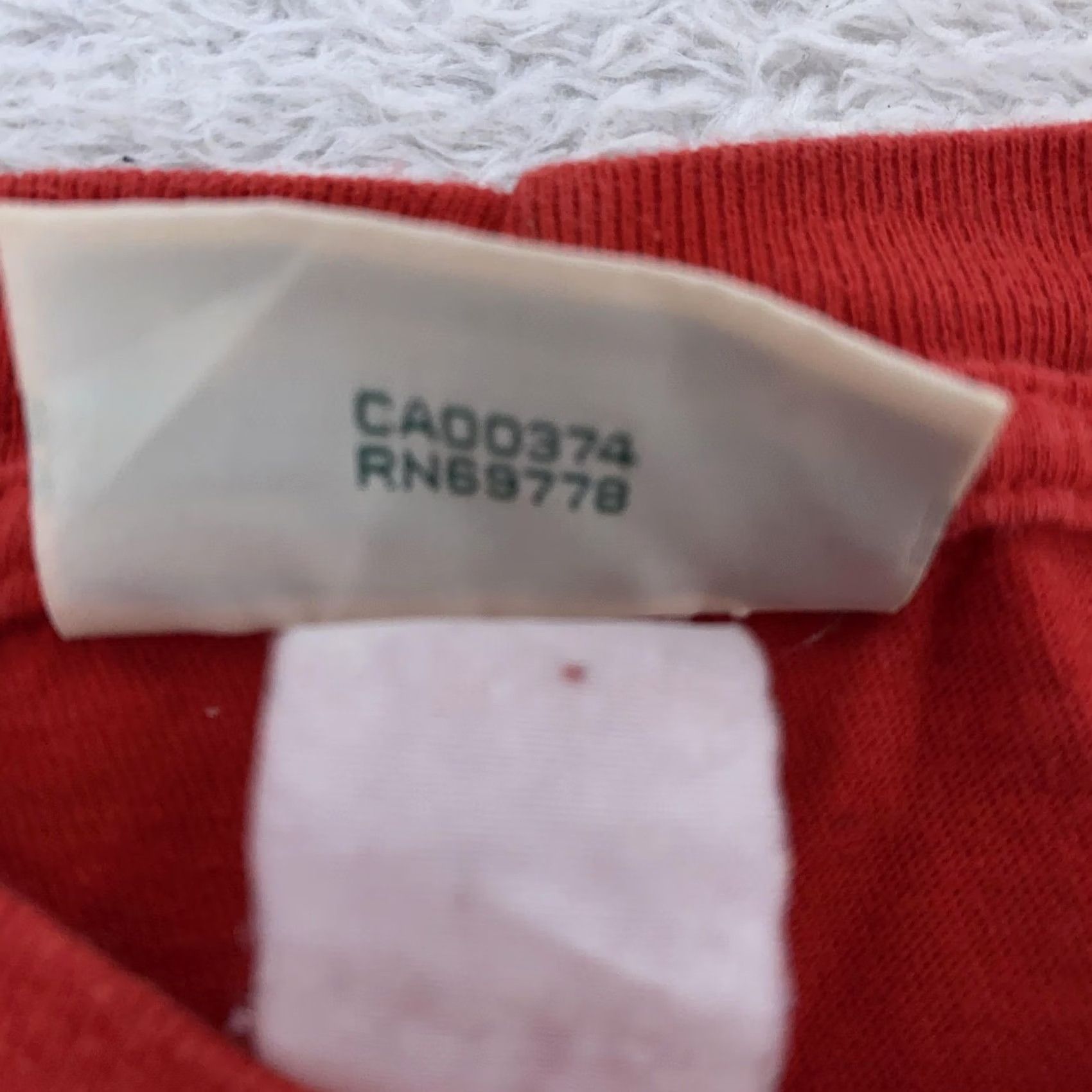 Northern Reflections VINTAGE Northern Reflections Red Pocket Shirt Mens M Short Sleeve Cotton Crew Neck Size US M / EU 48-50 / 2 - 8 Thumbnail