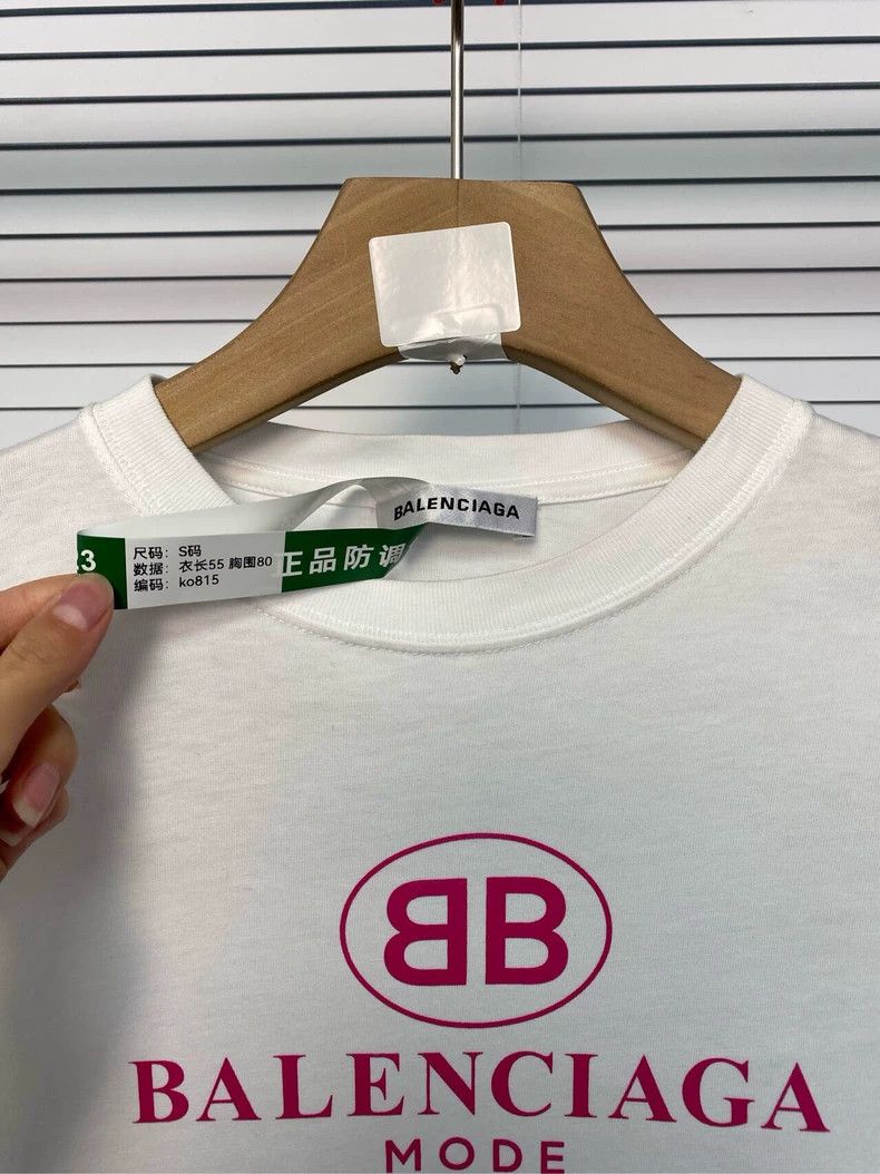 Balenciaga Balenciaga Short Sleeve T-Shirt with Double B Letter Print Size US S / EU 44-46 / 1 - 3 Thumbnail