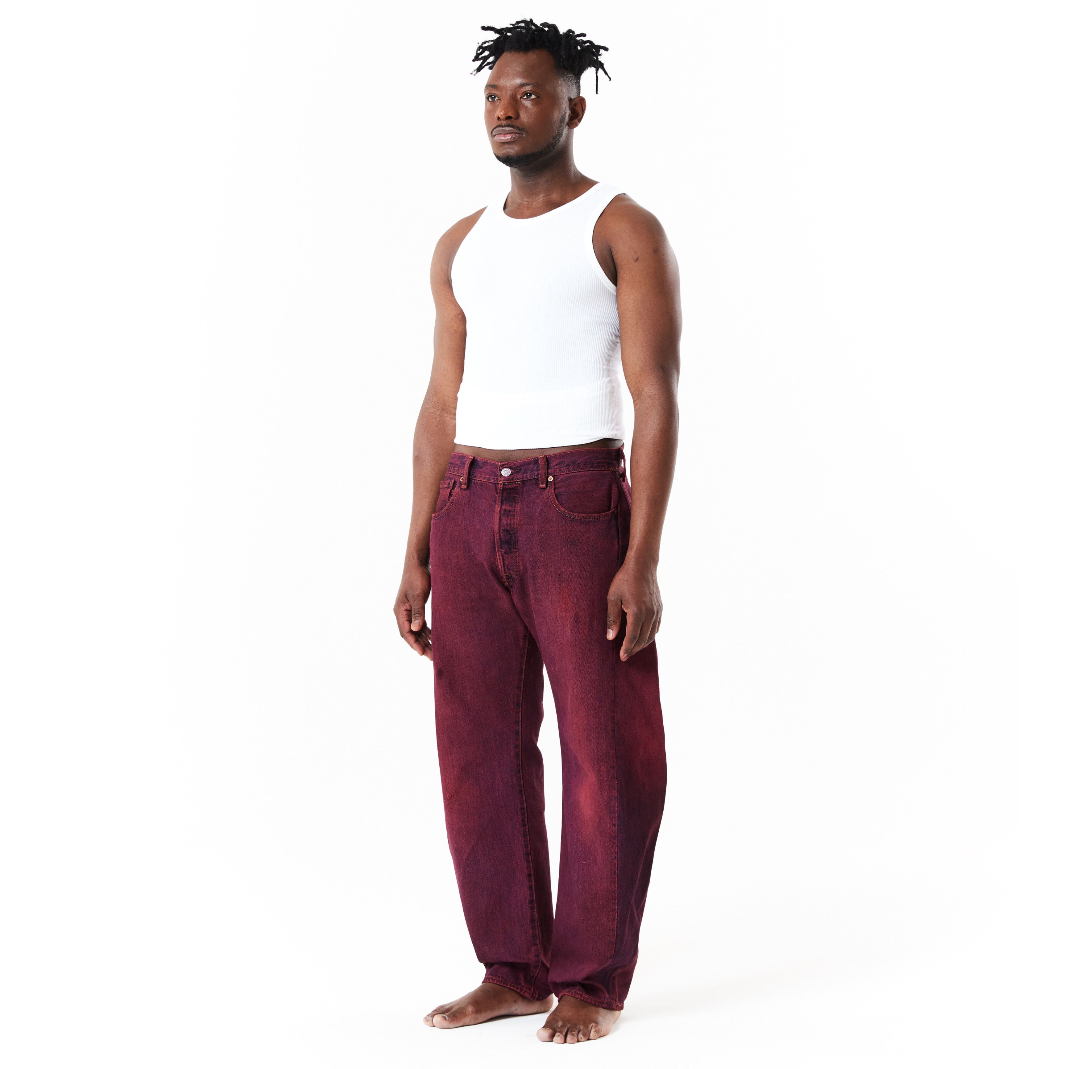 Japanese Brand × Levi's × Vintage REPEAT PLUS 002 Dirty Red 33 size (RP002R3301) Size US 33 - 7 Thumbnail