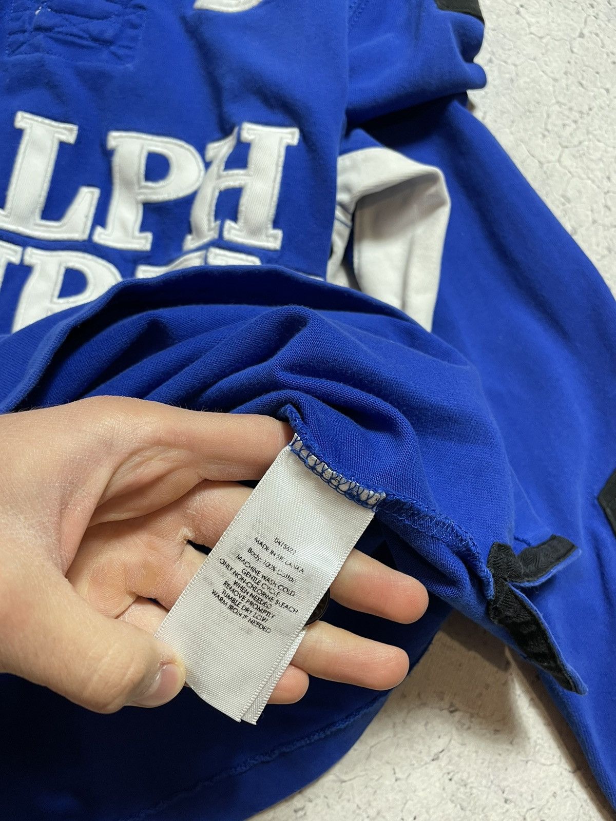 Polo Ralph Lauren Vintage Rugby Sweatshirt Polo Ralph Lauren #3 PRL Big Logo Size US S / EU 44-46 / 1 - 10 Thumbnail
