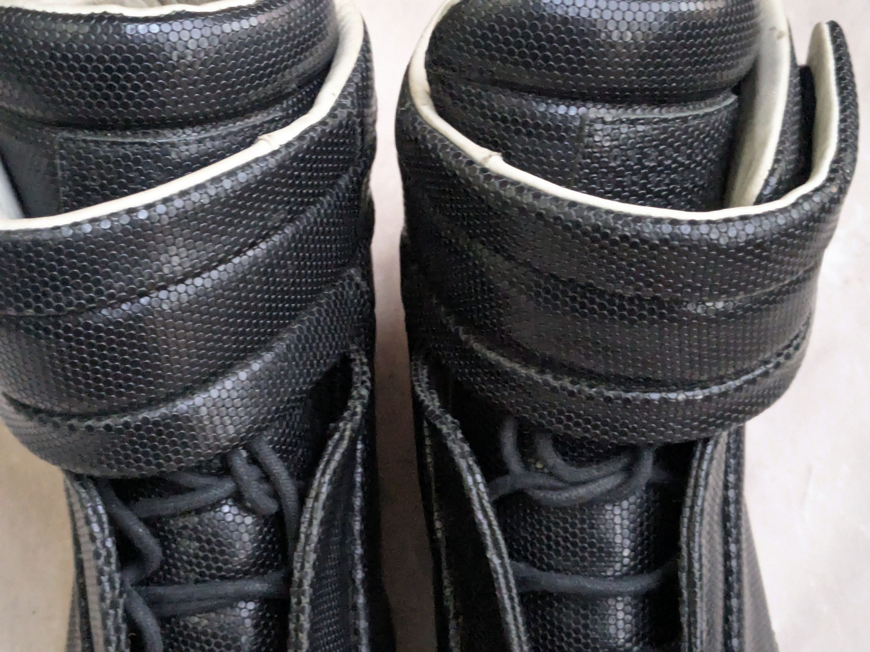 Maison Margiela Maison Margiela Future Black Metallic 12 45 High Tops Size US 12 / EU 45 - 2 Thumbnail