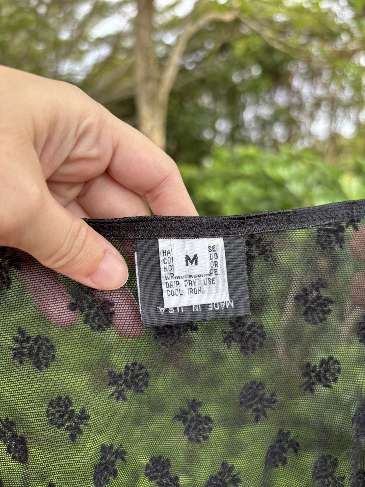 Vintage Black mesh dreas by david darlymple for field Size M / US 6-8 / IT 42-44 - 10 Thumbnail