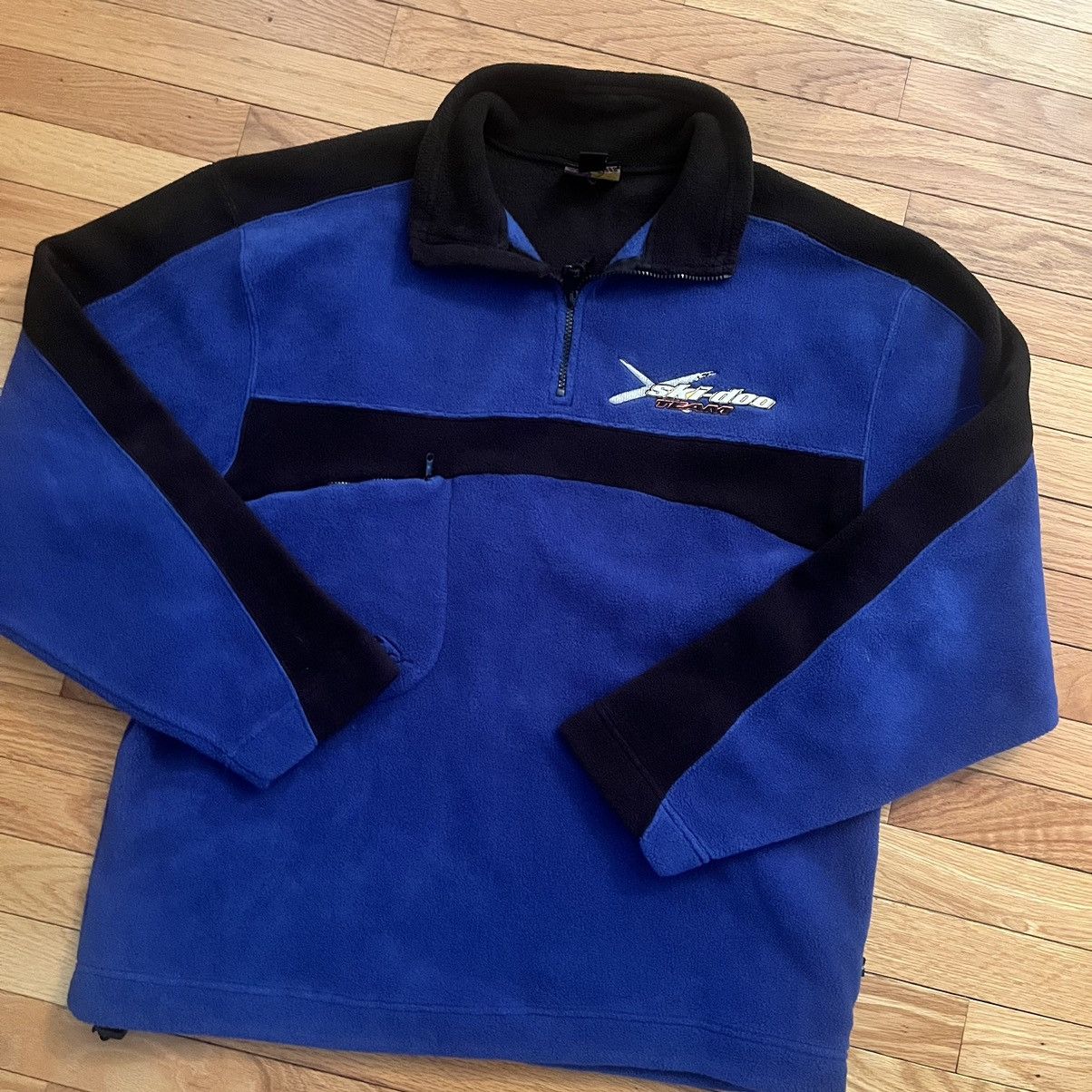 Japanese Brand × Ski-Doo × Vintage VTG Ski Do Fleece Pullover Size US M / EU 48-50 / 2 - 1 Thumbnail