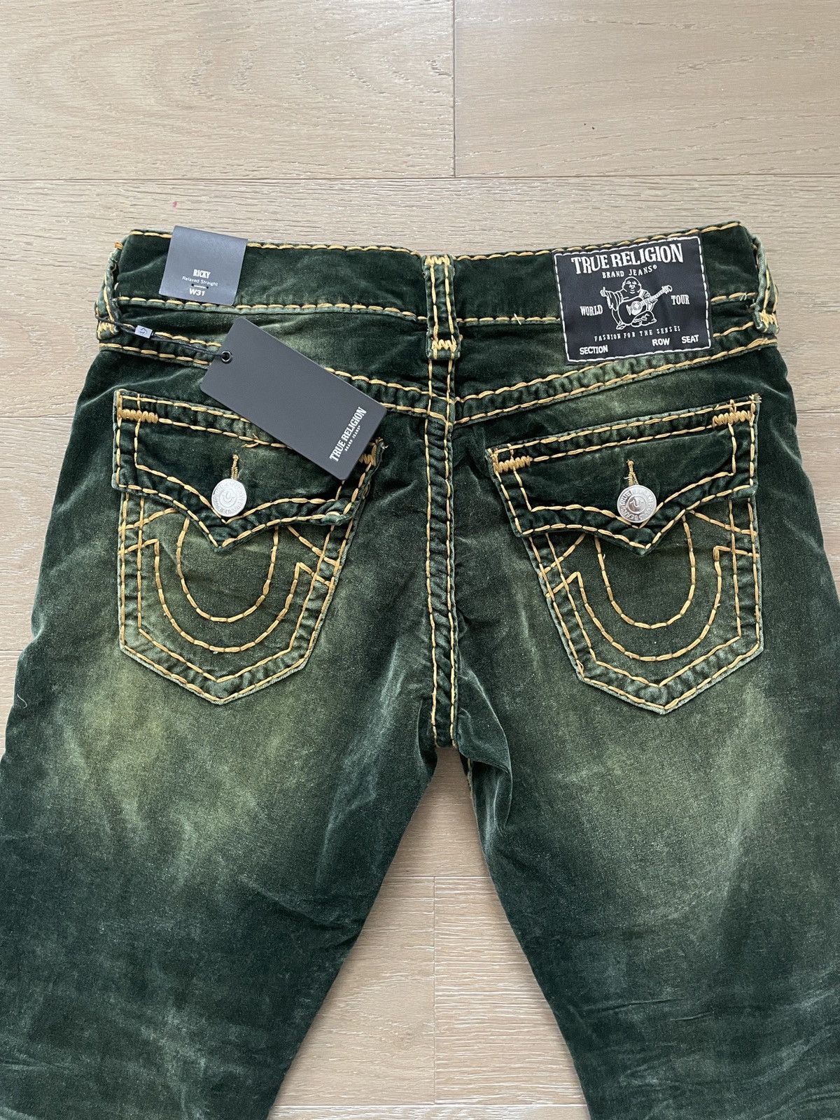 True Religion TRUE RELIGION - CONSTANTINE - RICKY RELAXED STRAIGHT Size US 31 - 11 Thumbnail