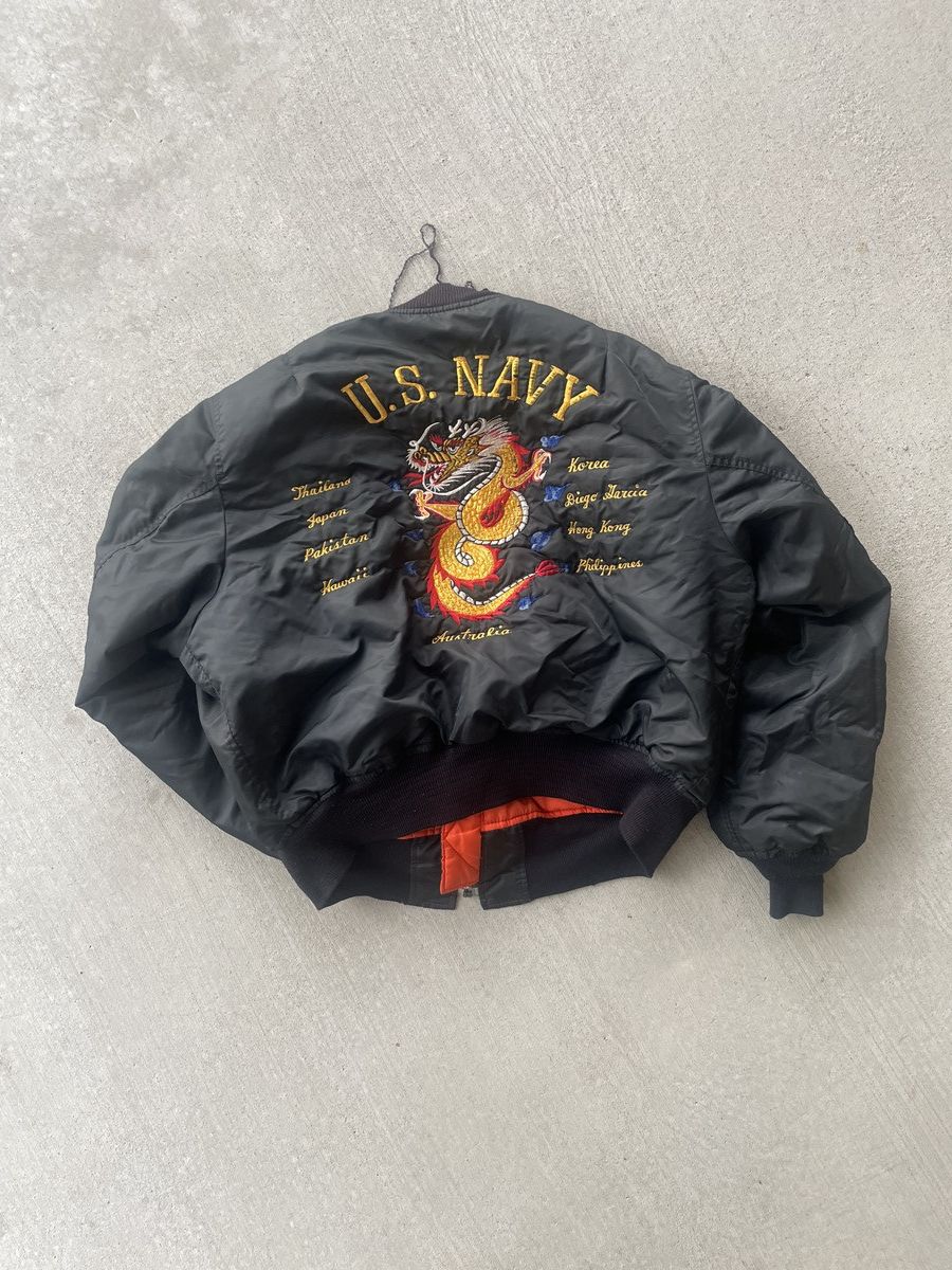 Other Vintage military bomber jacket Size US XL / EU 56 / 4 - 4 Thumbnail