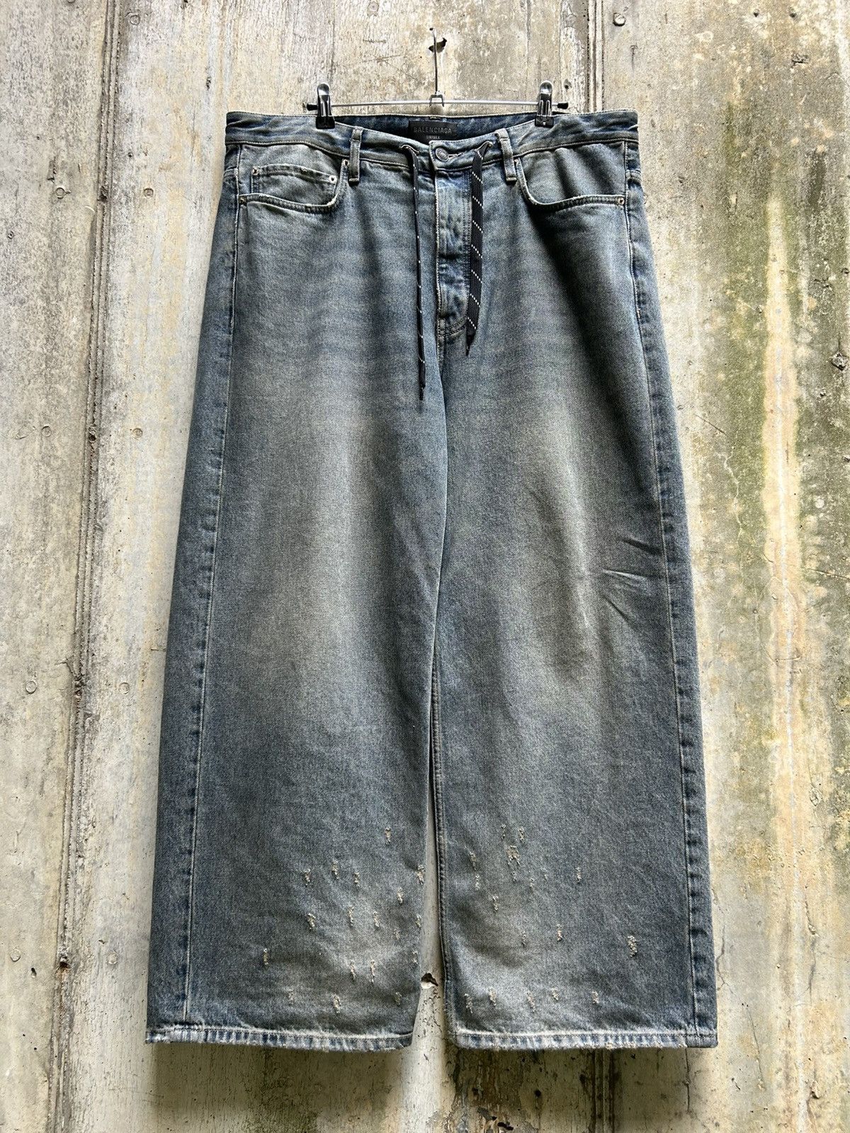 Balenciaga Balenciaga Summer 24 Oversized Drawstring Denim Size US 34 / EU 50 - 5 Thumbnail