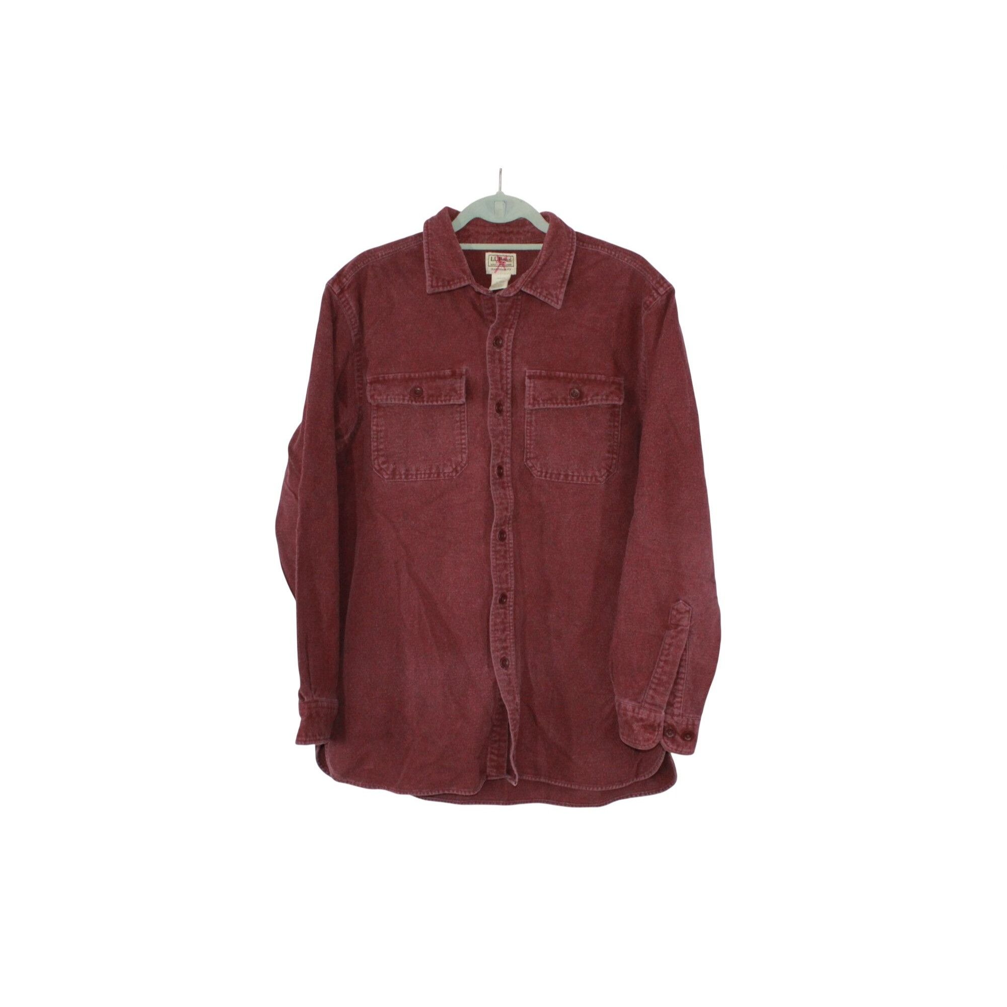 L.L. Bean LL Bean Men's Chamois Shirt Heaviest Weigh Layer Workwear Ca Size US L / EU 52-54 / 3 - 1 Thumbnail