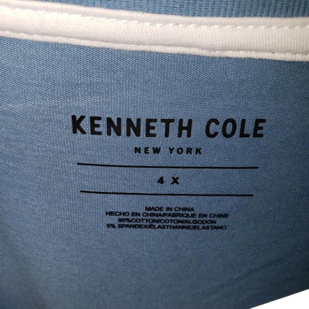 Designer Ct412 Kenneth Cole Nwt Aqua Mobility Knit Shirt Aqua 4x Size US XXL / EU 58 / 5 - 2 Thumbnail