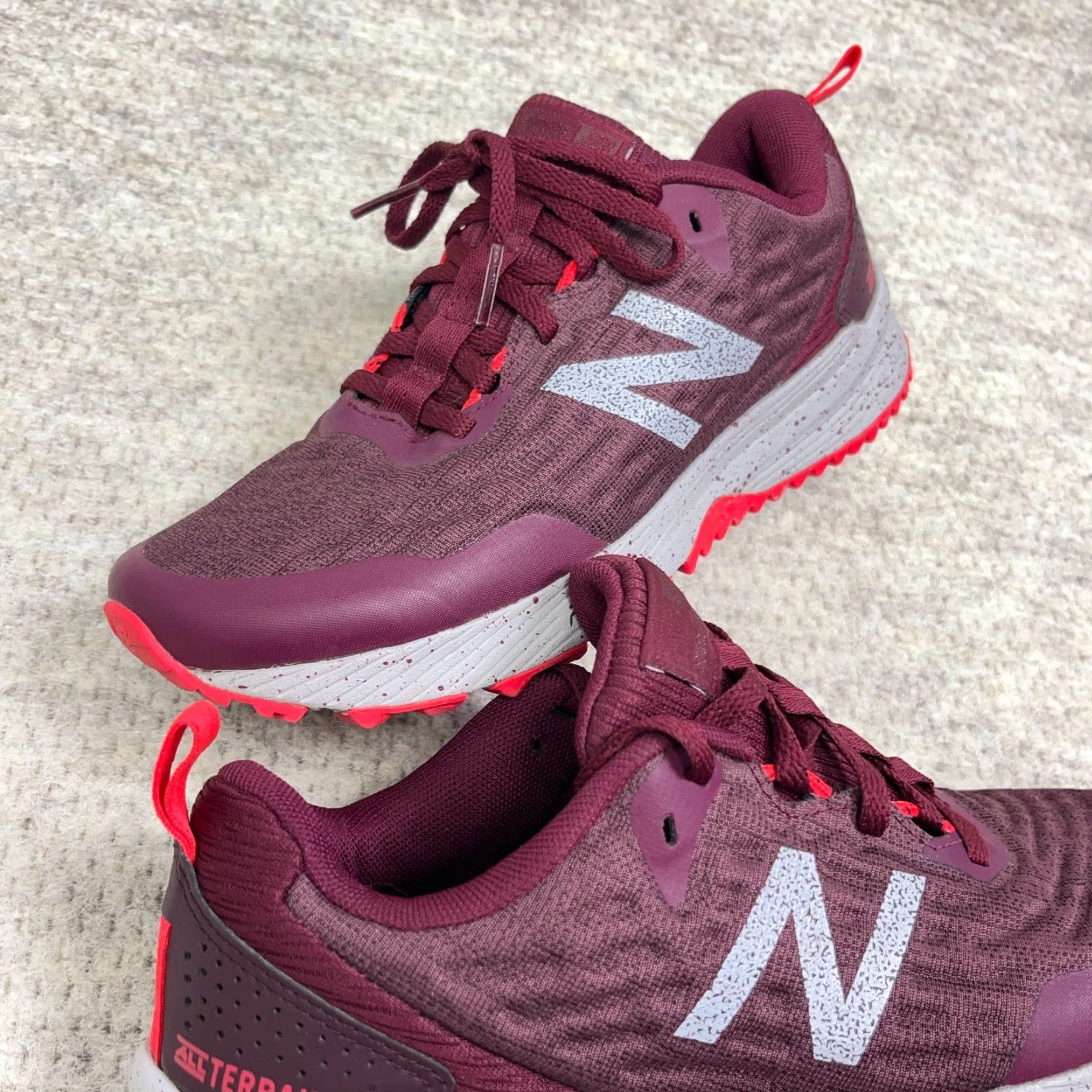 New Balance New Balance Nitrel V3 WTNTRLS3 Sedona Trail Running Sneakers Women Size 7 Maroon Red Lightweight Lace-Up Athletic Outdoor Shoes Size US 7 / IT 37 - 3 Thumbnail