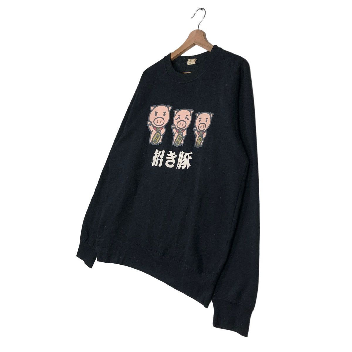 Japanese Brand × Vintage 🔥RARE PIGS AND FRIENDS VINTAGE SWEATSHIRT BIG LOGO Size US L / EU 52-54 / 3 - 2 Thumbnail