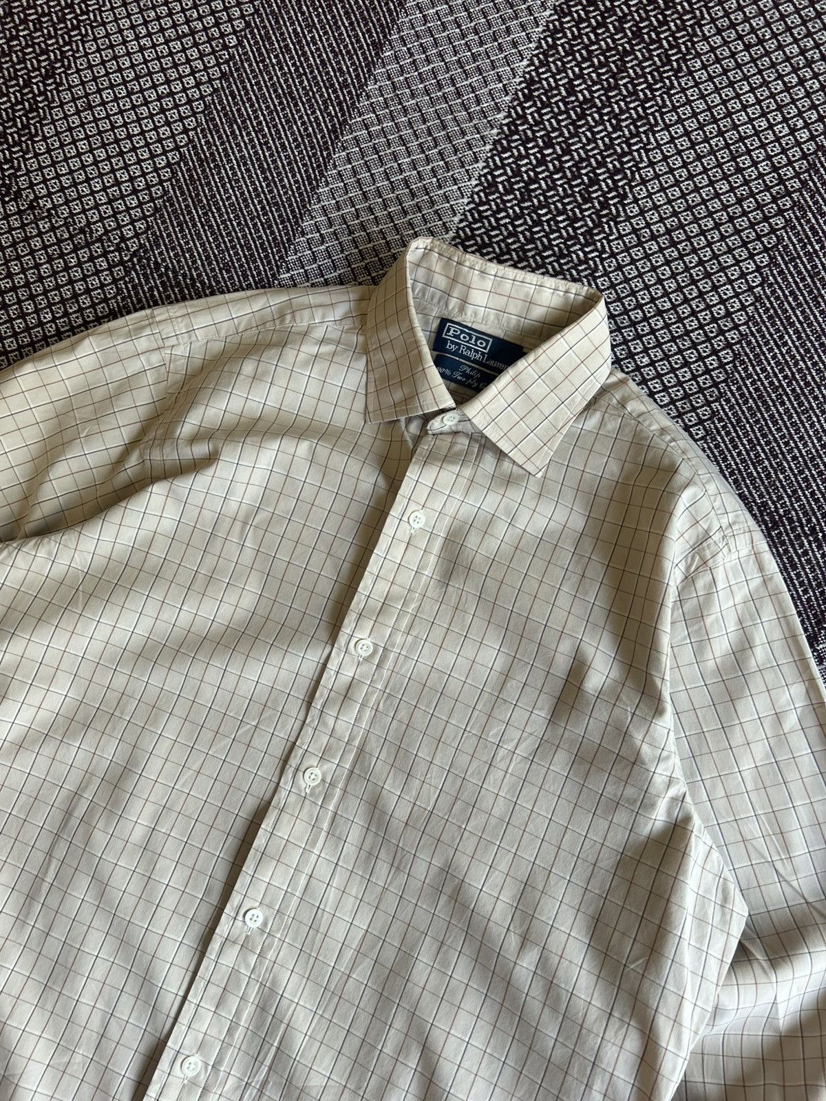 Polo Ralph Lauren Vintage Polo Ralph Lauren Two-ply Cotton Shirt Streetwear Size US S / EU 44-46 / 1 - 4 Thumbnail