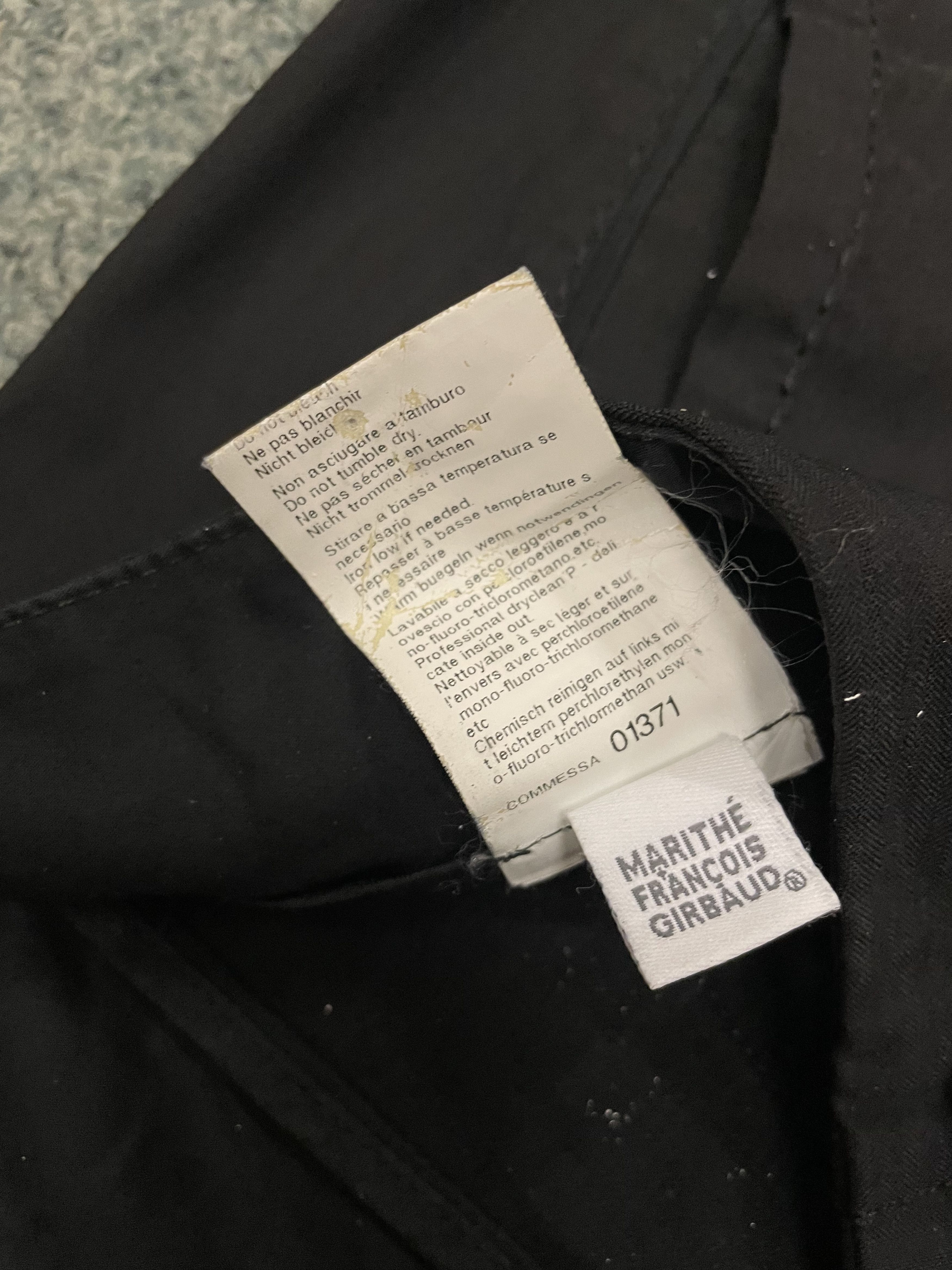 Marithe + Francois Girbaud Marithe Francois Girbaud wool casual black pants Size US 31 - 10 Thumbnail