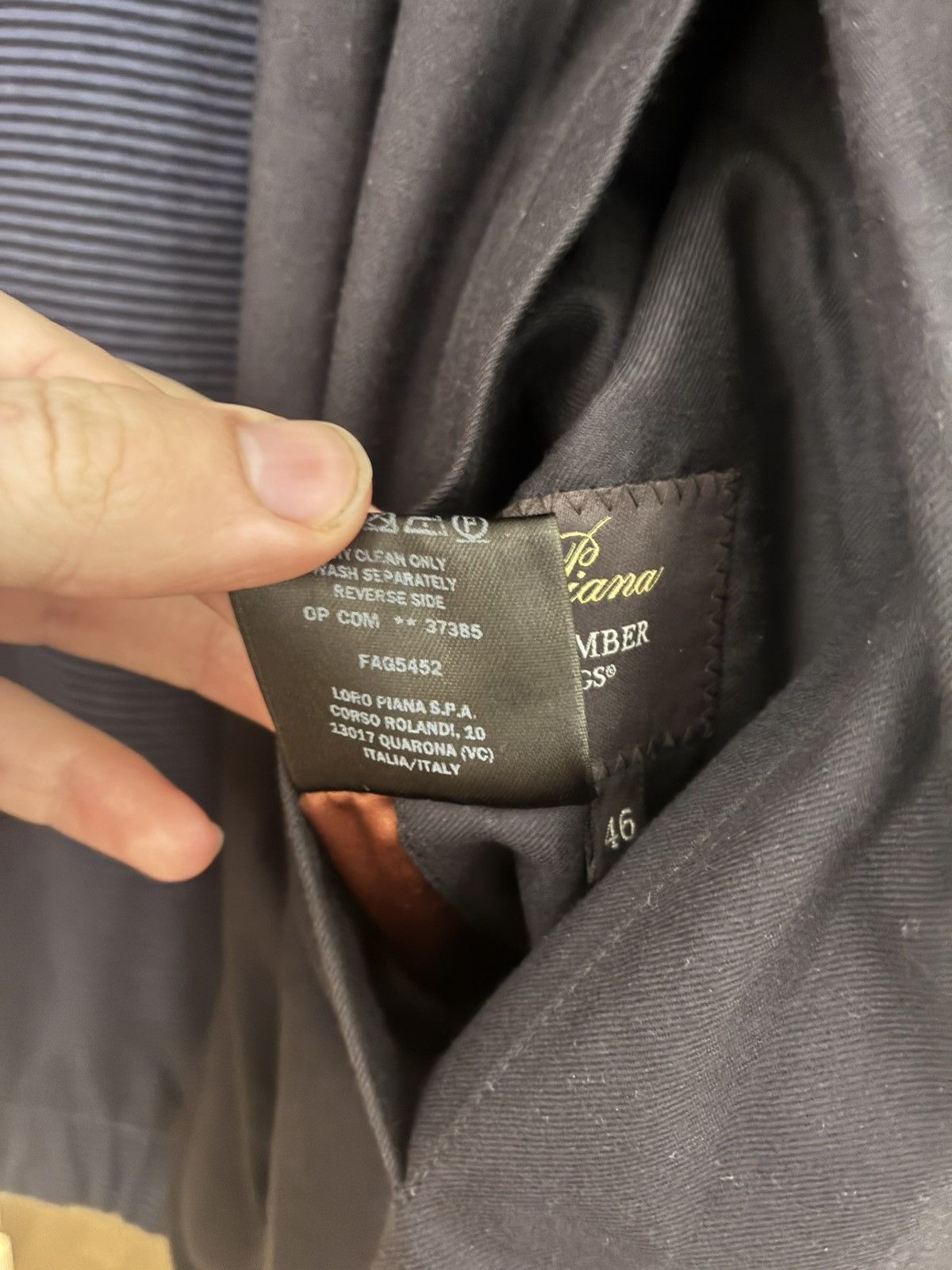 Loro Piana Loro Piana double Gift of Kings navy bomber jacket size 46 Size US S / EU 44-46 / 1 - 4 Thumbnail