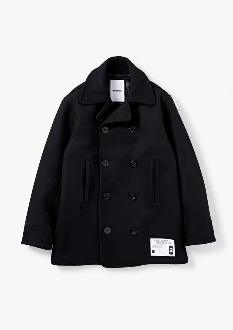 Neighborhood neighborhood wool double-breasted peacoat Size US M / EU 48-50 / 2 - 1 Thumbnail