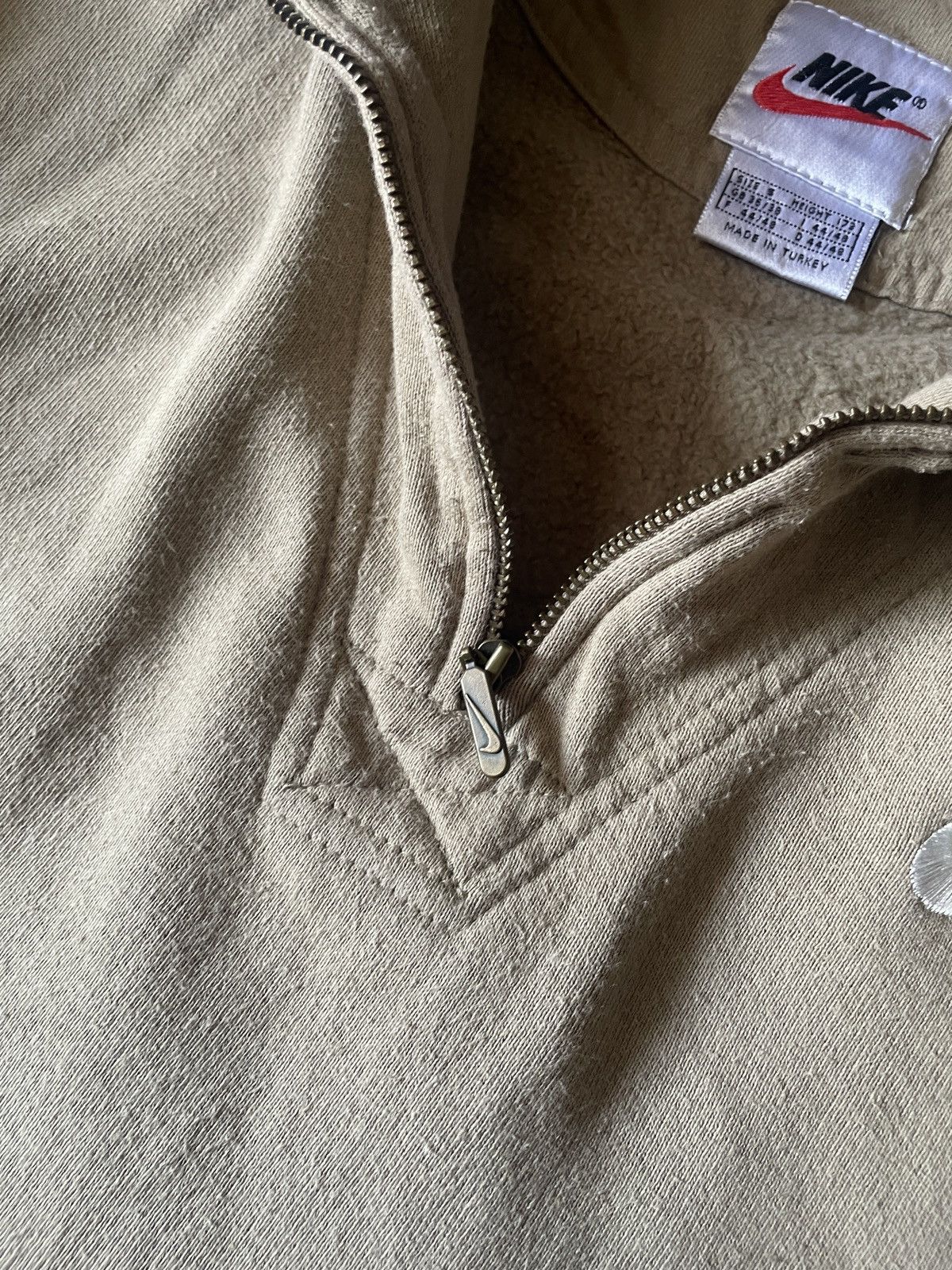 Nike Vintage Nike 1\4 Zip Small Logo Heavy Cotton Sweatshirt Size US S / EU 44-46 / 1 - 6 Thumbnail