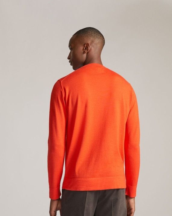 Loro Piana o1srvl11e1024 Colin Crewneck Sweater in Orange Size US M / EU 48-50 / 2 - 3 Thumbnail