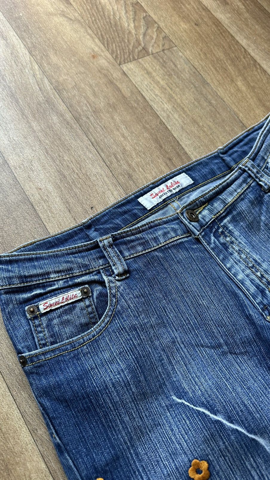 Japanese Brand × Jean × Vintage FLARE VINTAGE FROLIC BOOTCUT FADED JEANS DENIM PANTS Size 32" / US 10 / IT 46 - 5 Thumbnail