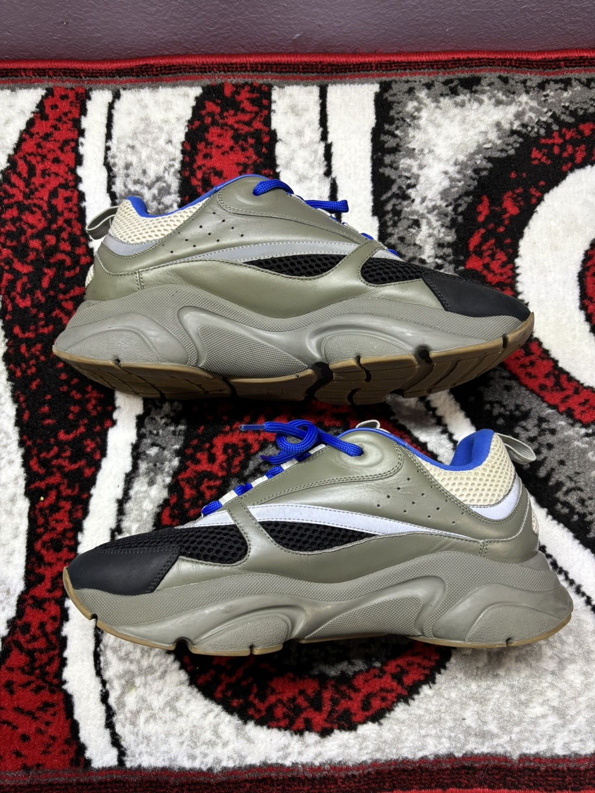 Dior Dior B22 Olive Cream Size US 12 / EU 45 - 3 Thumbnail