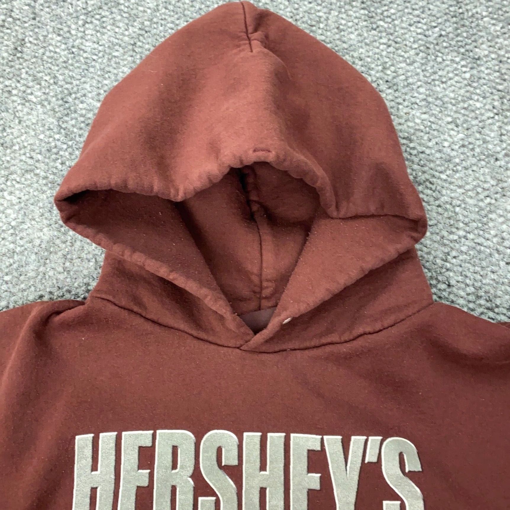 Vintage VINTAGE Hershey's Hoodie Mens 2XL Pullover Sweatshirt Fall Brown Logo Fleece Size US XXL / EU 58 / 5 - 3 Thumbnail