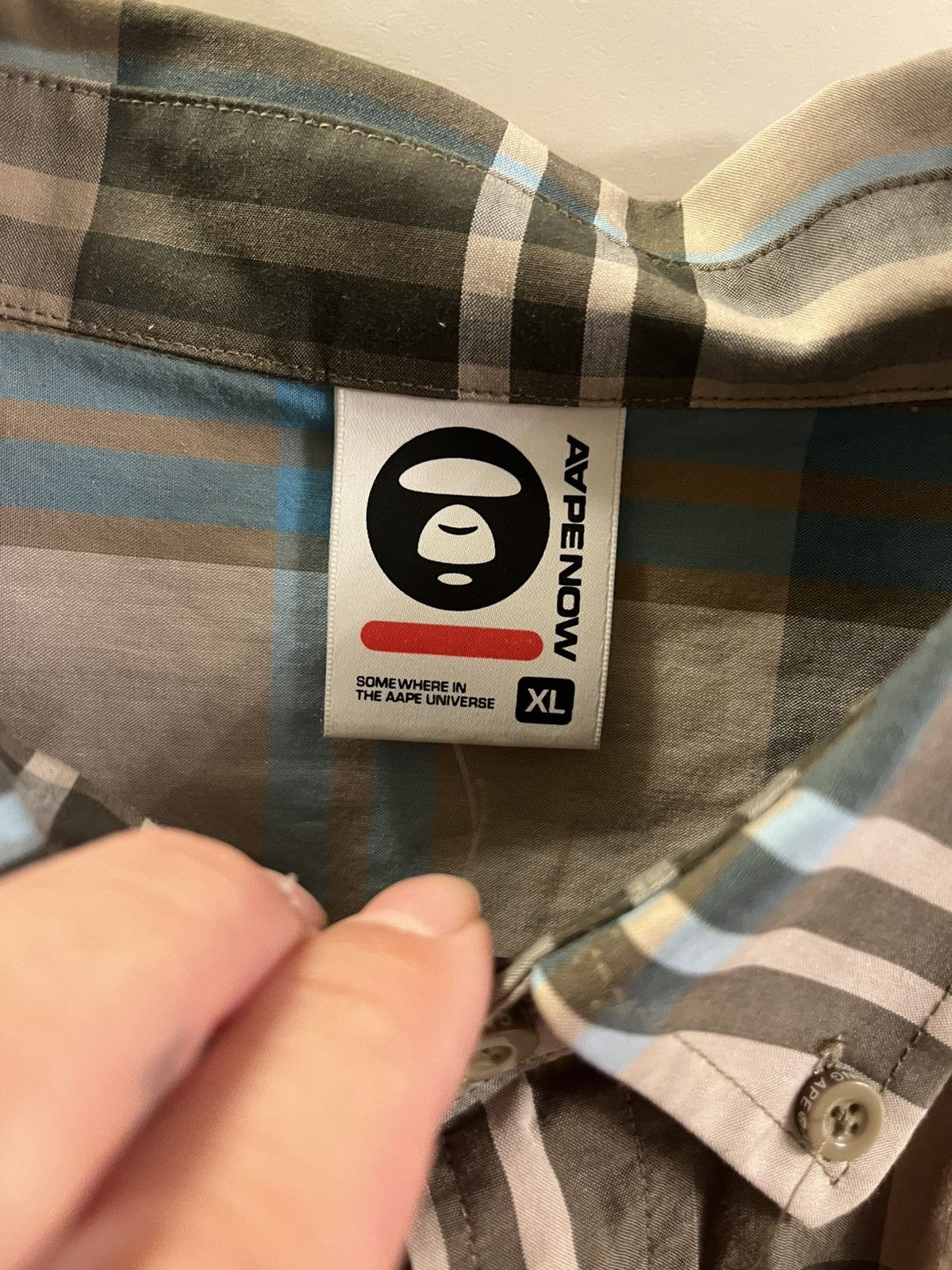 Aape Aape Plaid Button-Down (XL) Size US XL / EU 56 / 4 - 5 Thumbnail