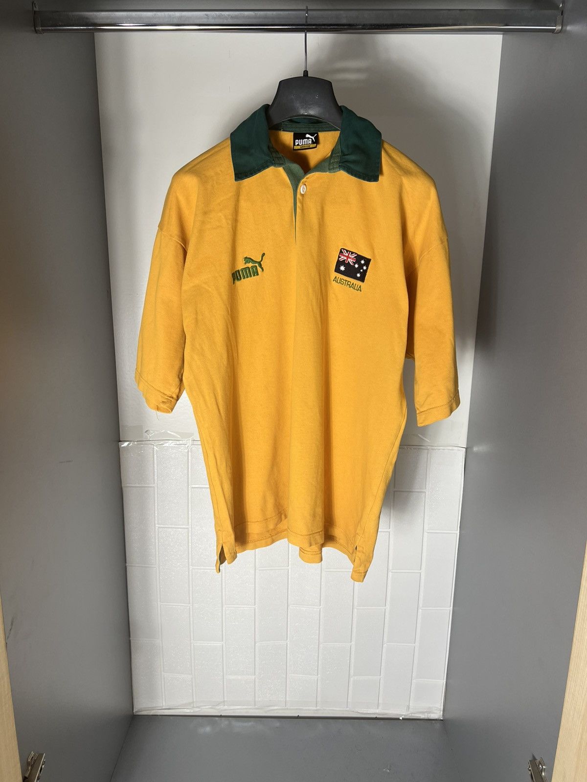 Vintage VERY RARE PUMA AUSTRALIA RETRO RUGBY JERSEY BLOKECORE 90s Size US M / EU 48-50 / 2 - 2 Thumbnail