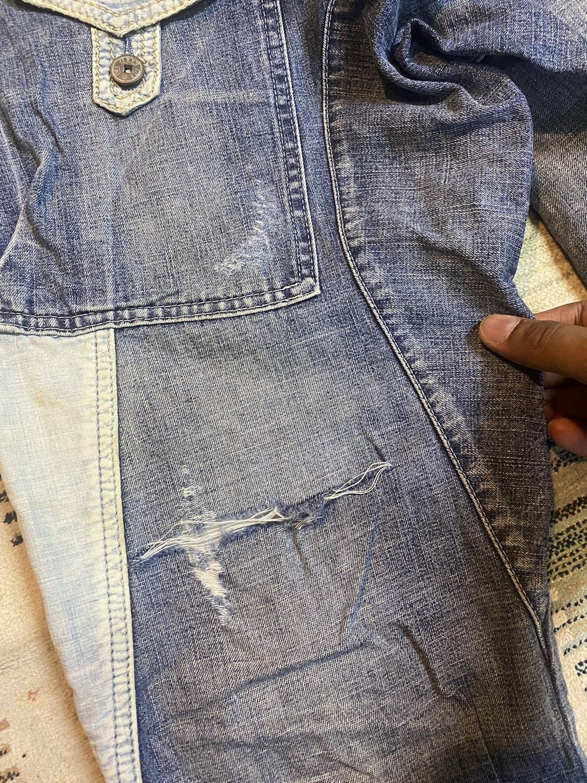Marithe + Francois Girbaud ❗️ Distressed ❗️ Vintage MARITHE FRANCOIS GIRBAUD Pants Size US 32 / EU 48 - 15 Thumbnail