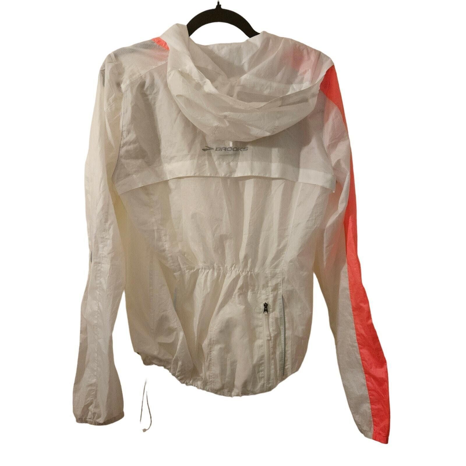 Brooks Brooks Hooded Windbreaker Full Zip White Size M Size M / US 6-8 / IT 42-44 - 2 Thumbnail