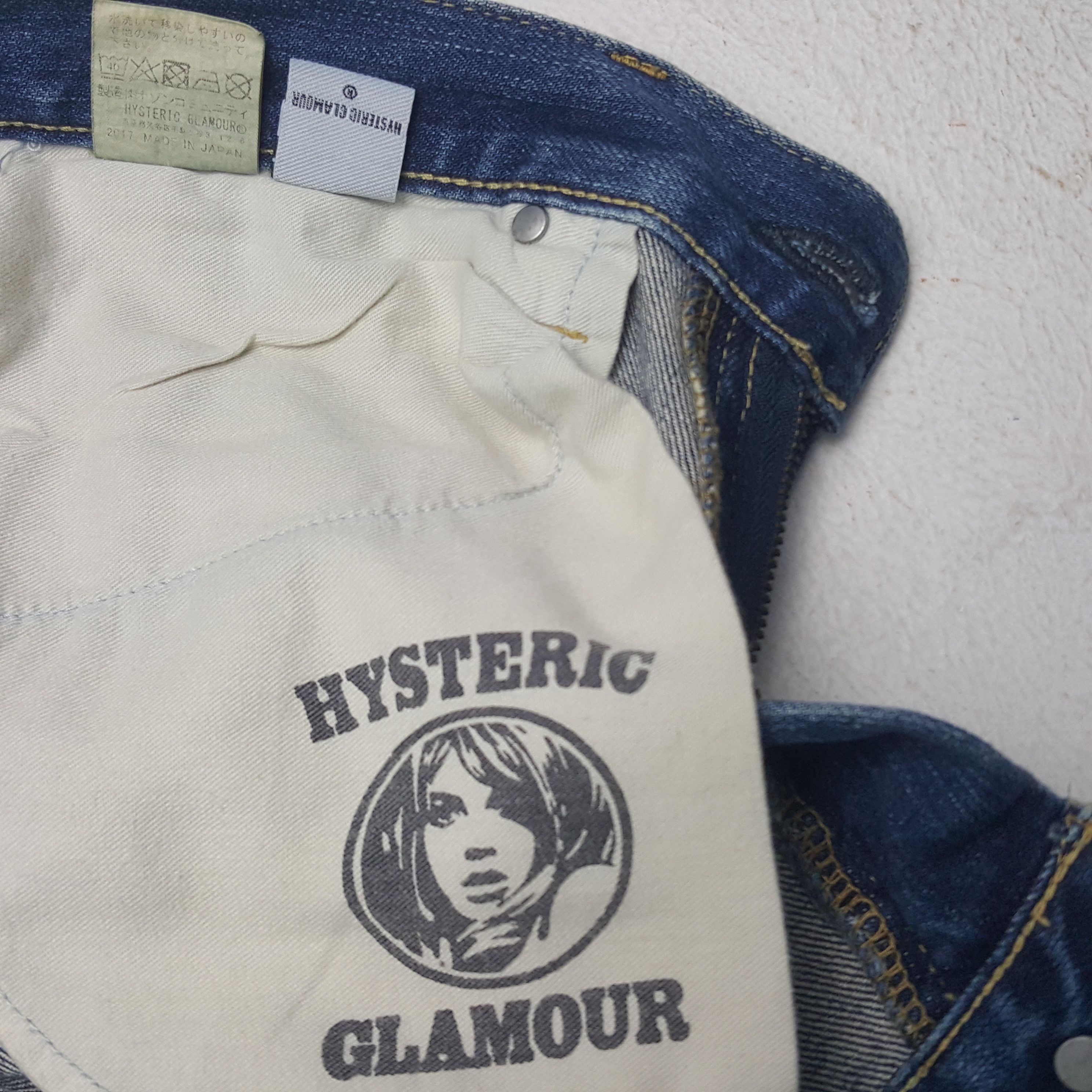 Hysteric Glamour × Japanese Brand × Vintage Vintage Hysteric Glamour Custom Art Uniform Jeans Size US 31 - 14 Thumbnail