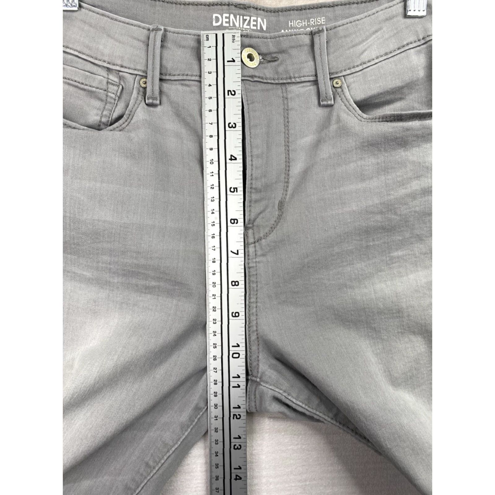 Denizen DENIZEN Levi's Jeans Skinny High Rise Sz 10 W30 Gray Stretch Denim - 5-Pocket Slim City Womens Jeans Set Size 32" / US 10 / IT 46 - 3 Thumbnail