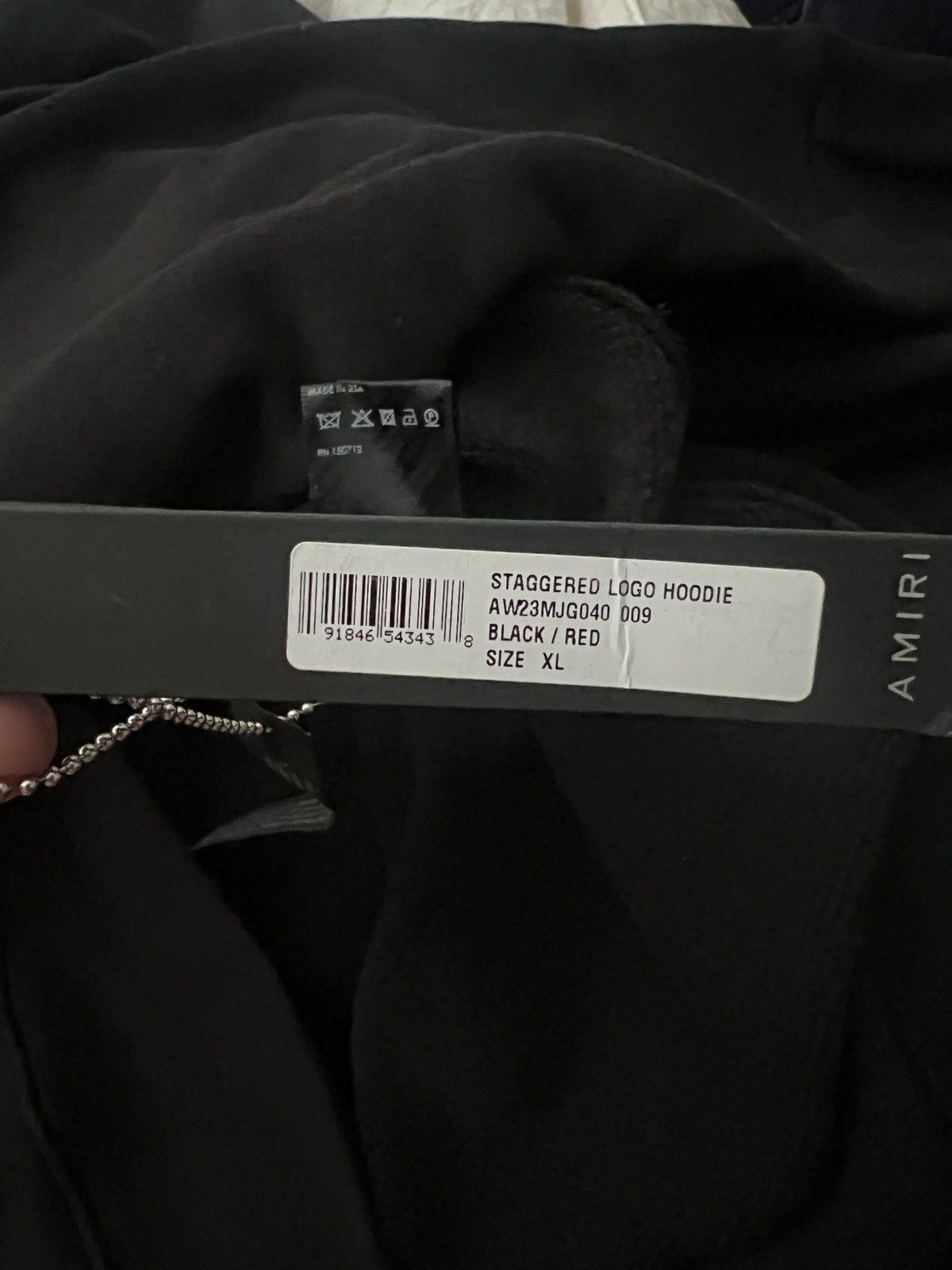 Amiri Amiri logo hoodie Size US XL / EU 56 / 4 - 7 Thumbnail