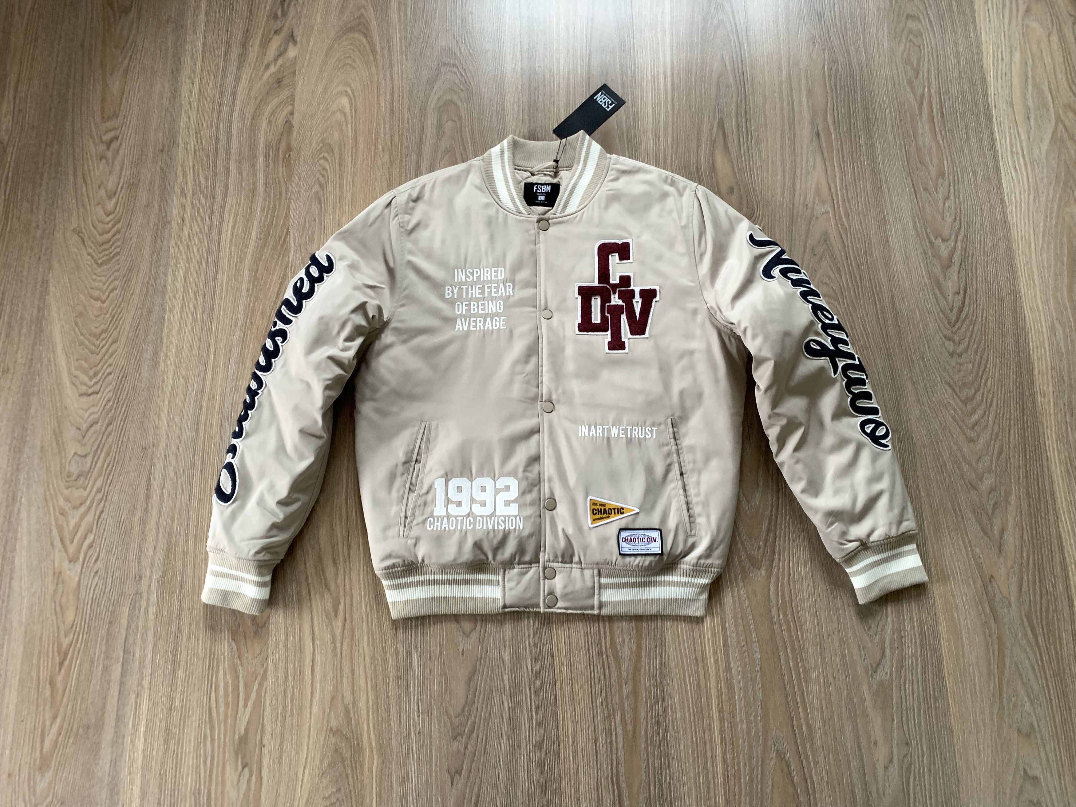 Other Fisbone Chaotic New Hype Bomber Stripe Jacket Size US L / EU 52-54 / 3 - 1 Thumbnail