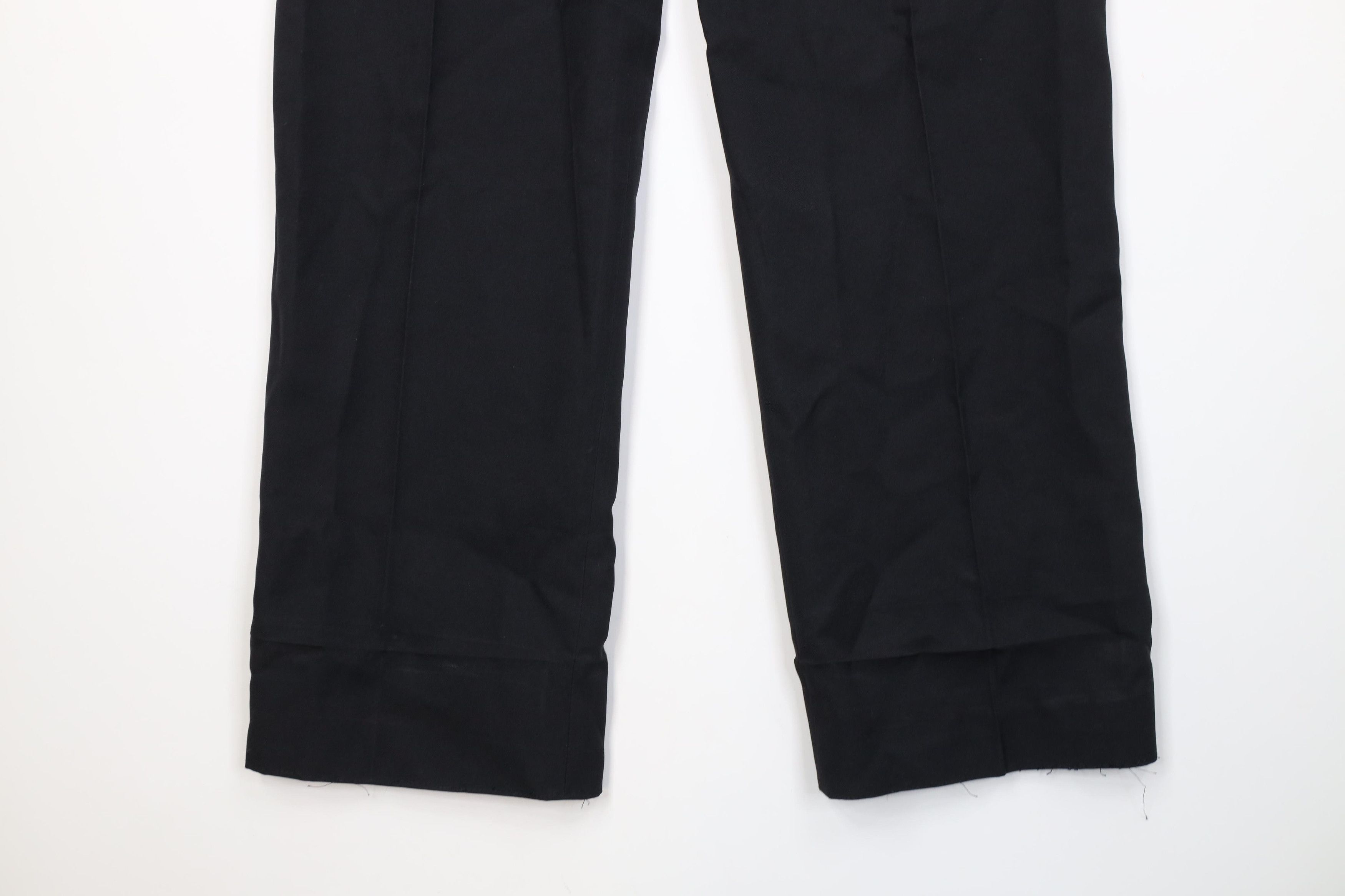 Vintage Vintage 90s Streetwear Knit Buckle Waist Tuxedo Pants Prom Size US 29 - 12 Thumbnail