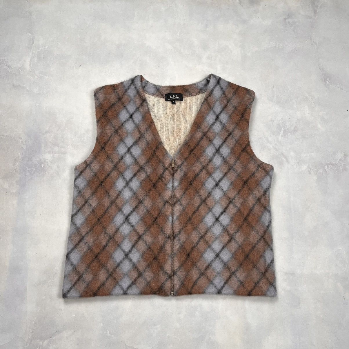A.P.C. A.P.C Rue De Fleurus Paris Wool Vest Size US M / EU 48-50 / 2 - 2 Thumbnail