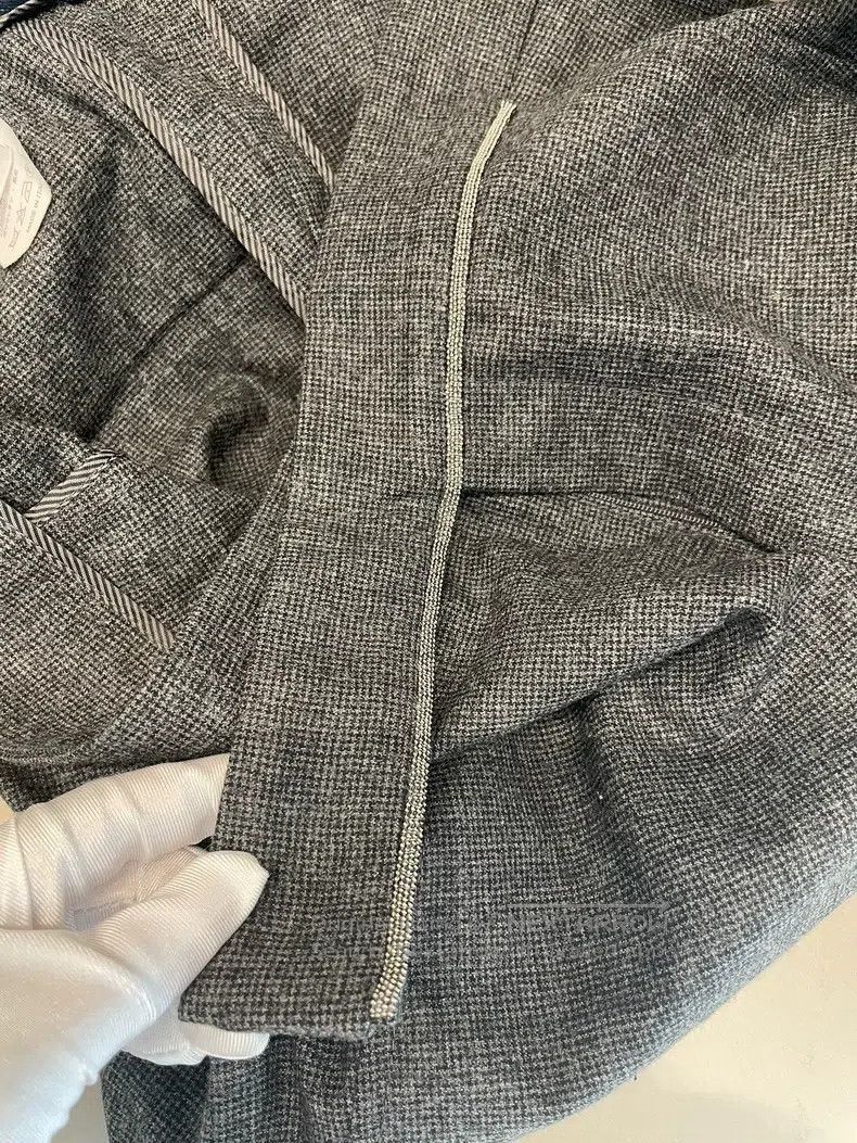 Brunello Cucinelli Brunello Cucinelli Medium gray nail beads with long shear Size 26" / US 2 / IT 38 - 7 Thumbnail