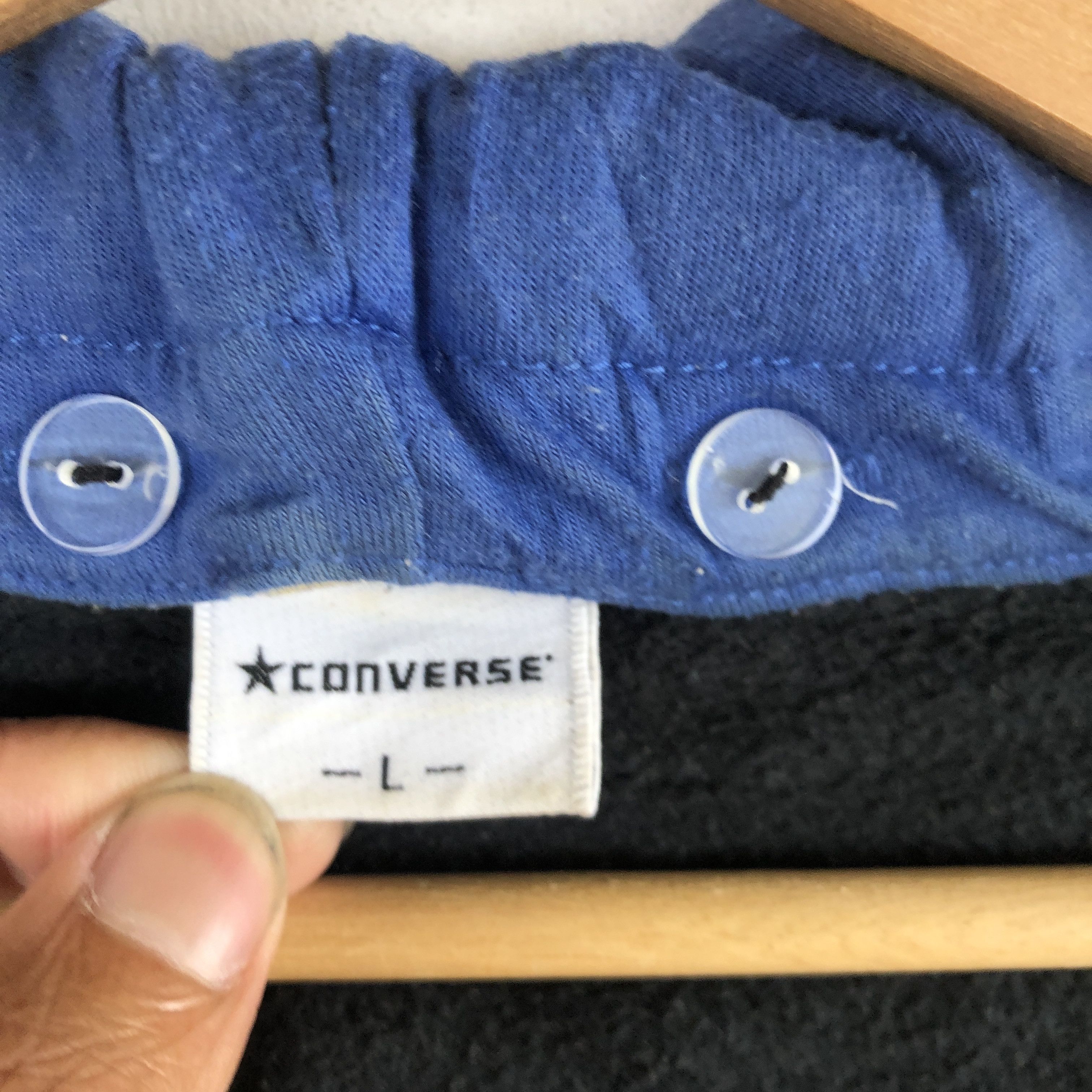 Japanese Brand × Vintage Vintage Converse Hoodie Varsity Sweater Sweatshirt Size US M / EU 48-50 / 2 - 7 Thumbnail