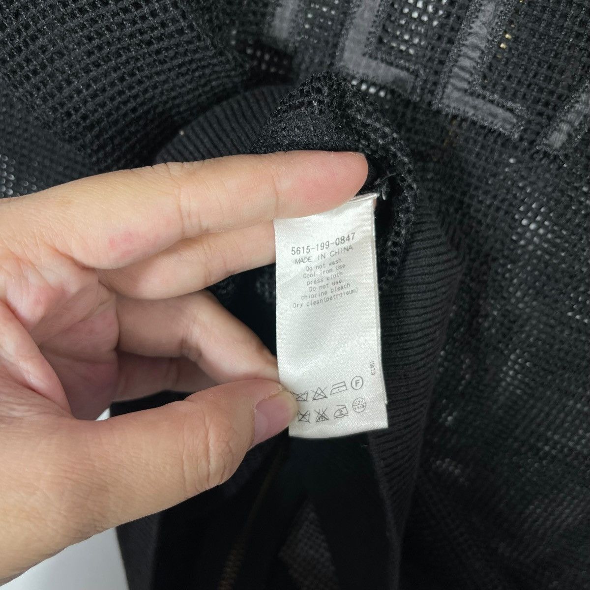 Vintage Another Edition Mesh Zip Jacket Fairfax Village Sheer Size S / US 4 / IT 40 - 7 Thumbnail