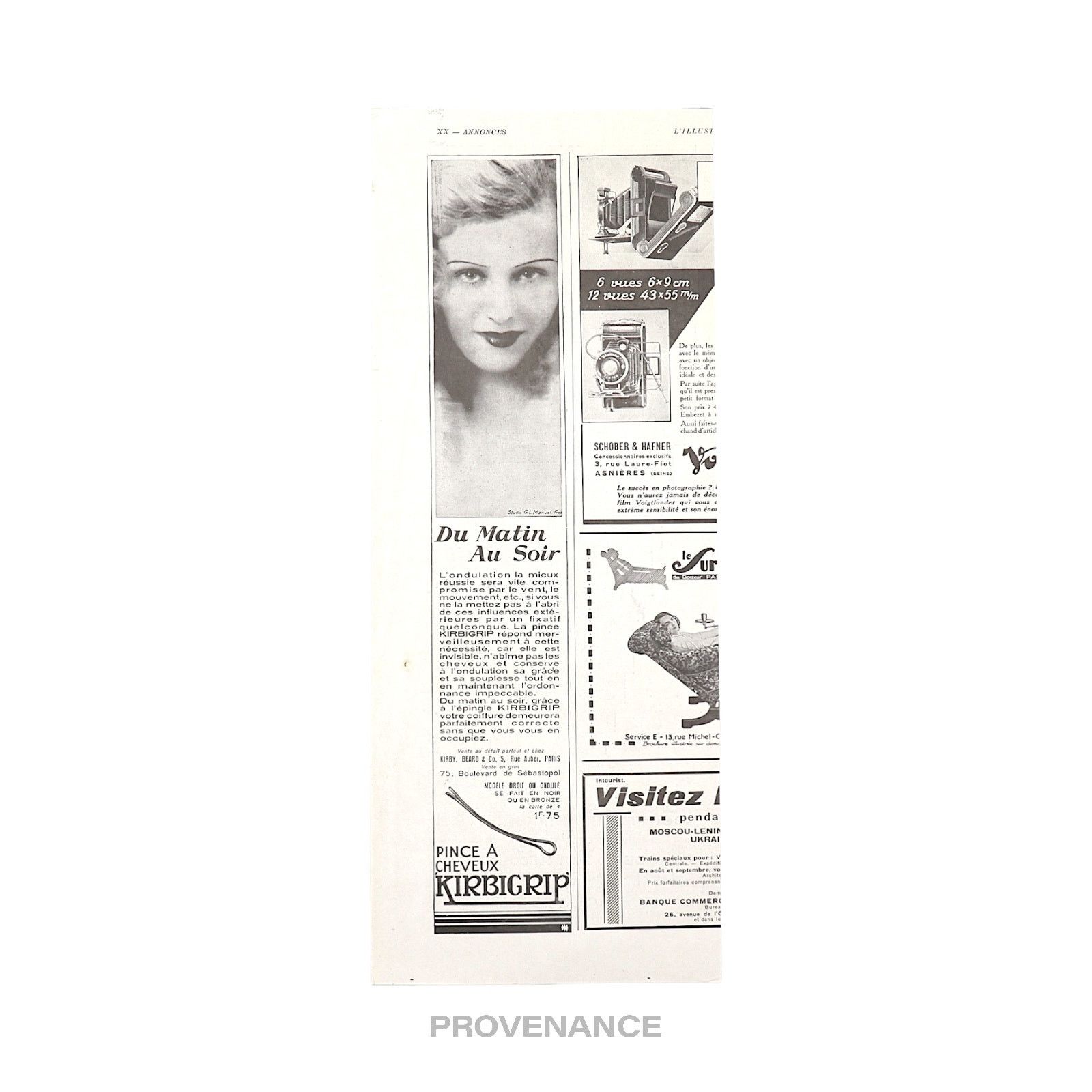 Louis Vuitton 🔴 Louis Vuitton Antique Vintage Newsprint Ad - Trunks Stack Size ONE SIZE - 5 Thumbnail