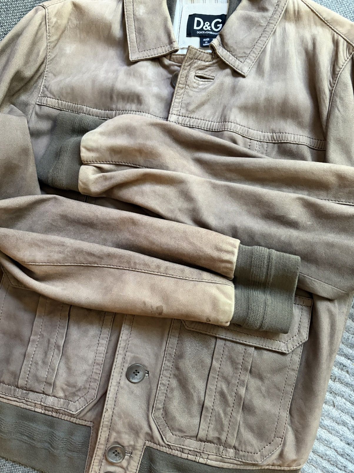 Dolce & Gabbana Vintage D&G thin suede jacket fits like S Size US S / EU 44-46 / 1 - 7 Thumbnail
