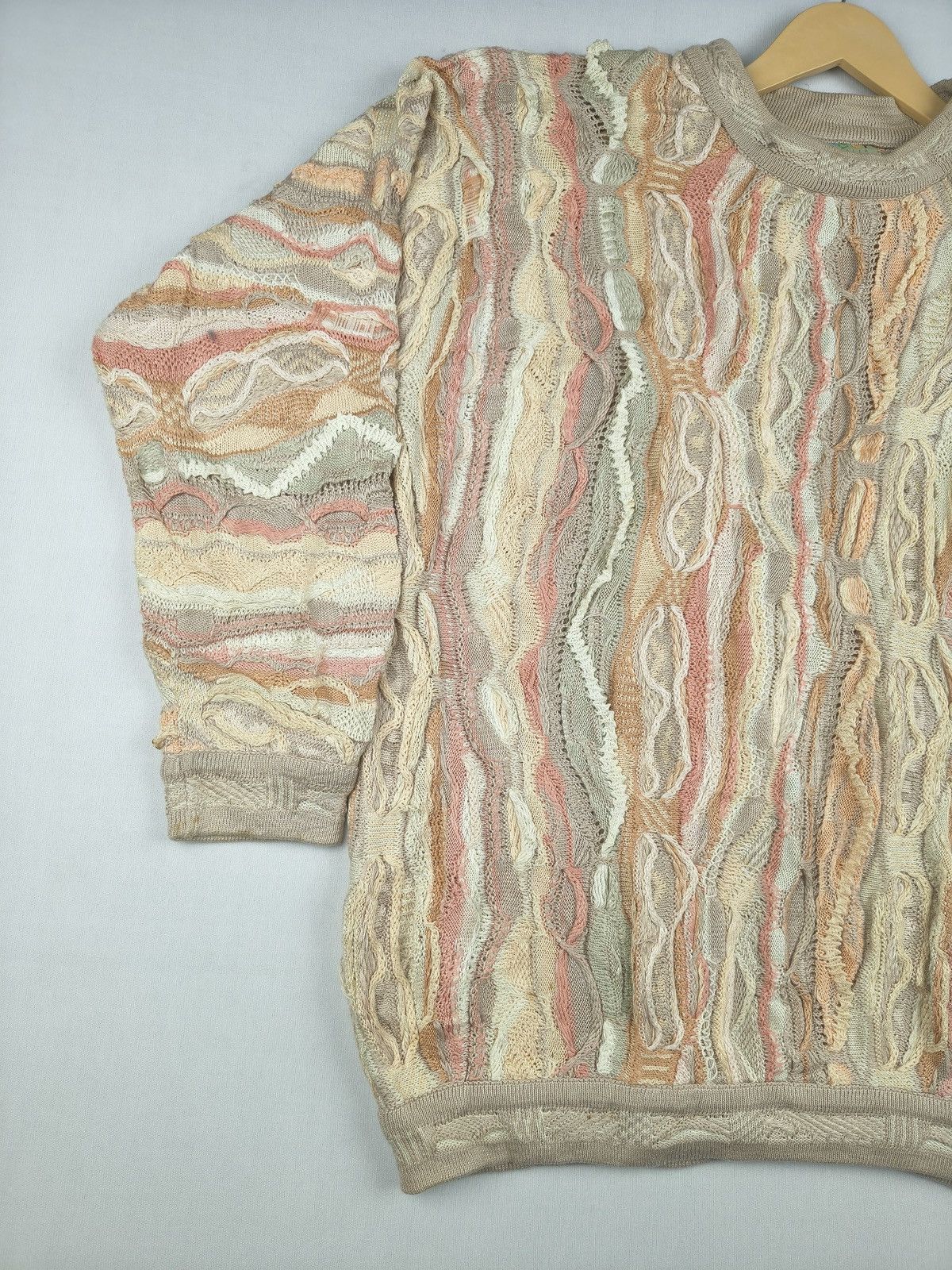 Coogi Vintage COOGI Australia Pastel 3D Knit Sweater ✔(040) Size US M / EU 48-50 / 2 - 3 Thumbnail
