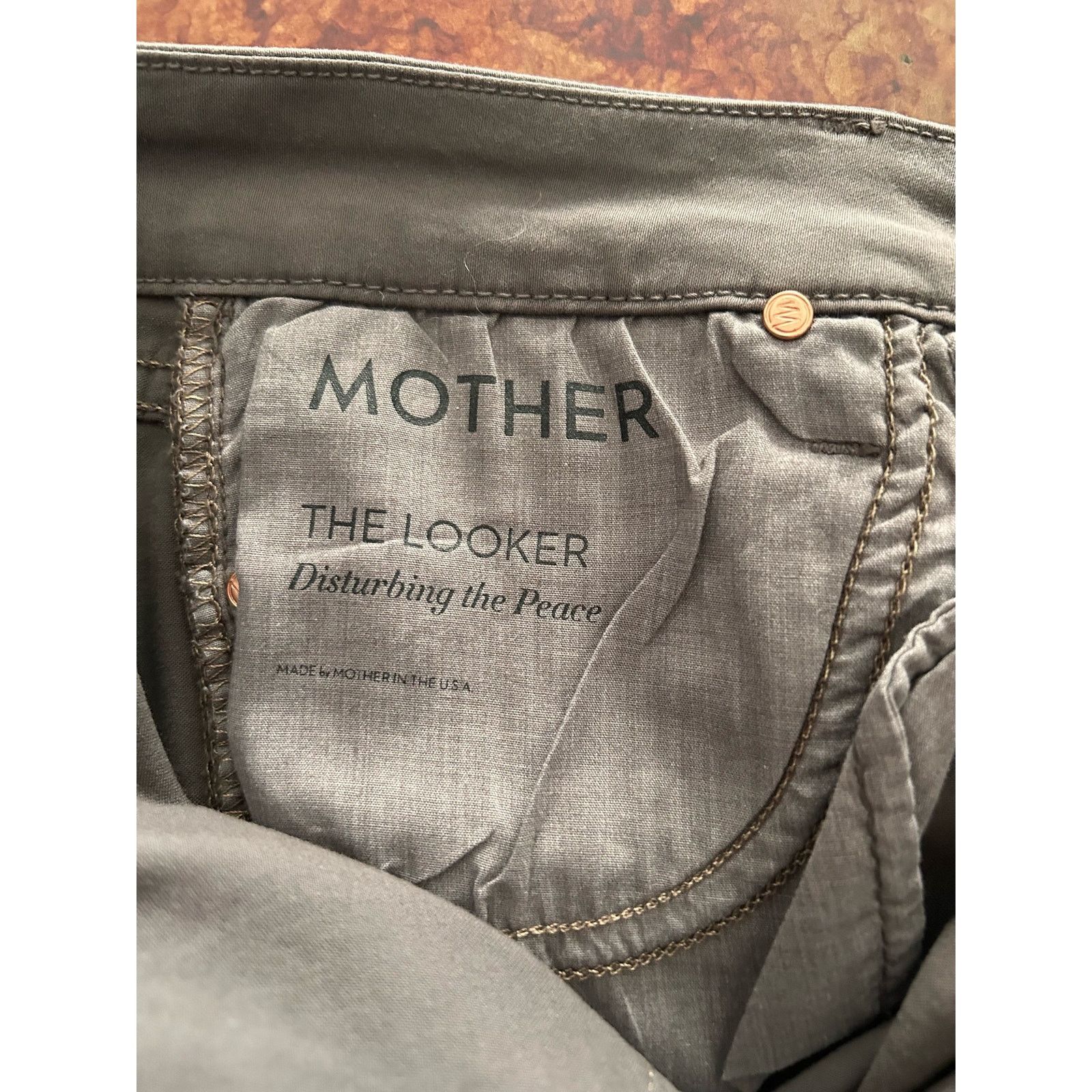 MOTHER MOTHER The Looker Gunmetal Coated Skinny women’s Jean 26 Size 26" / US 2 / IT 38 - 6 Thumbnail