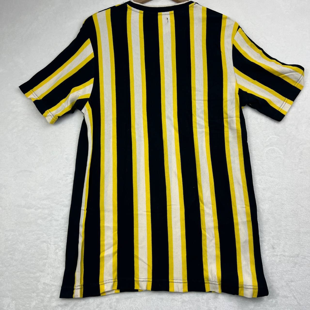 Zara Zara Man Shirt Large Striped Short Sleeve Round Neck L Size US L / EU 52-54 / 3 - 2 Thumbnail