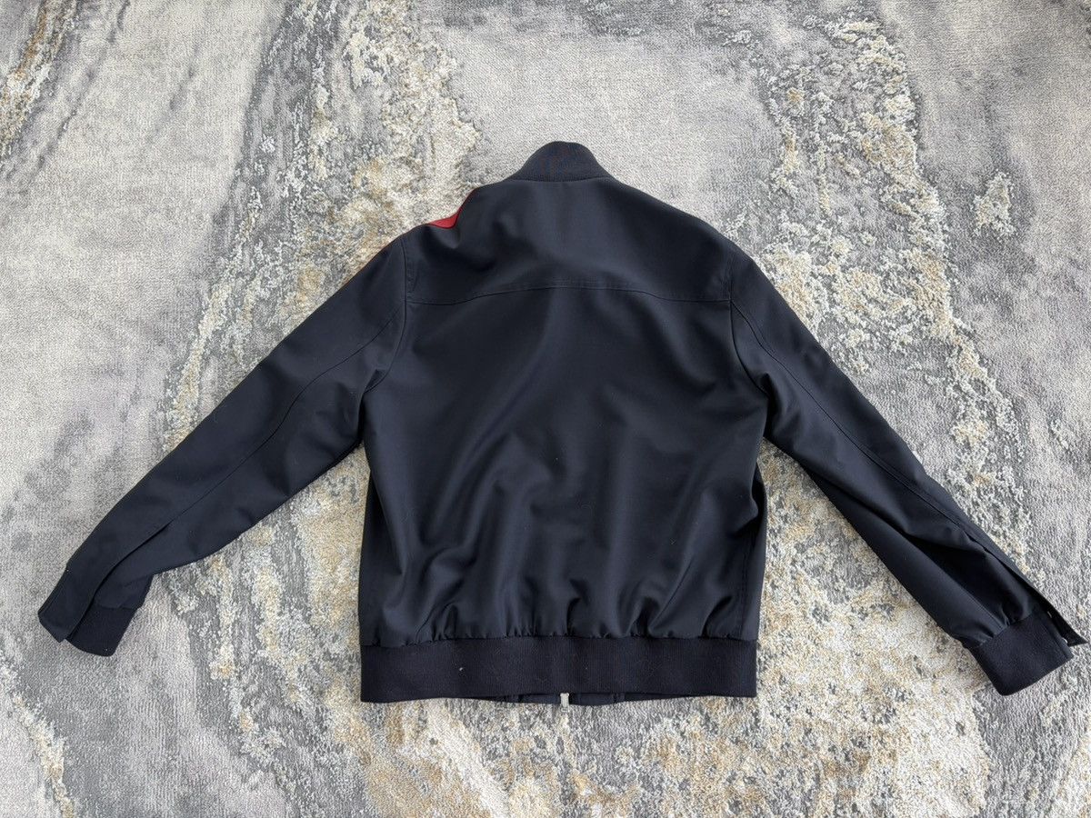 Valentino Valentino Track Jacket Navy Blue Red Stripe Size US M / EU 48-50 / 2 - 2 Thumbnail
