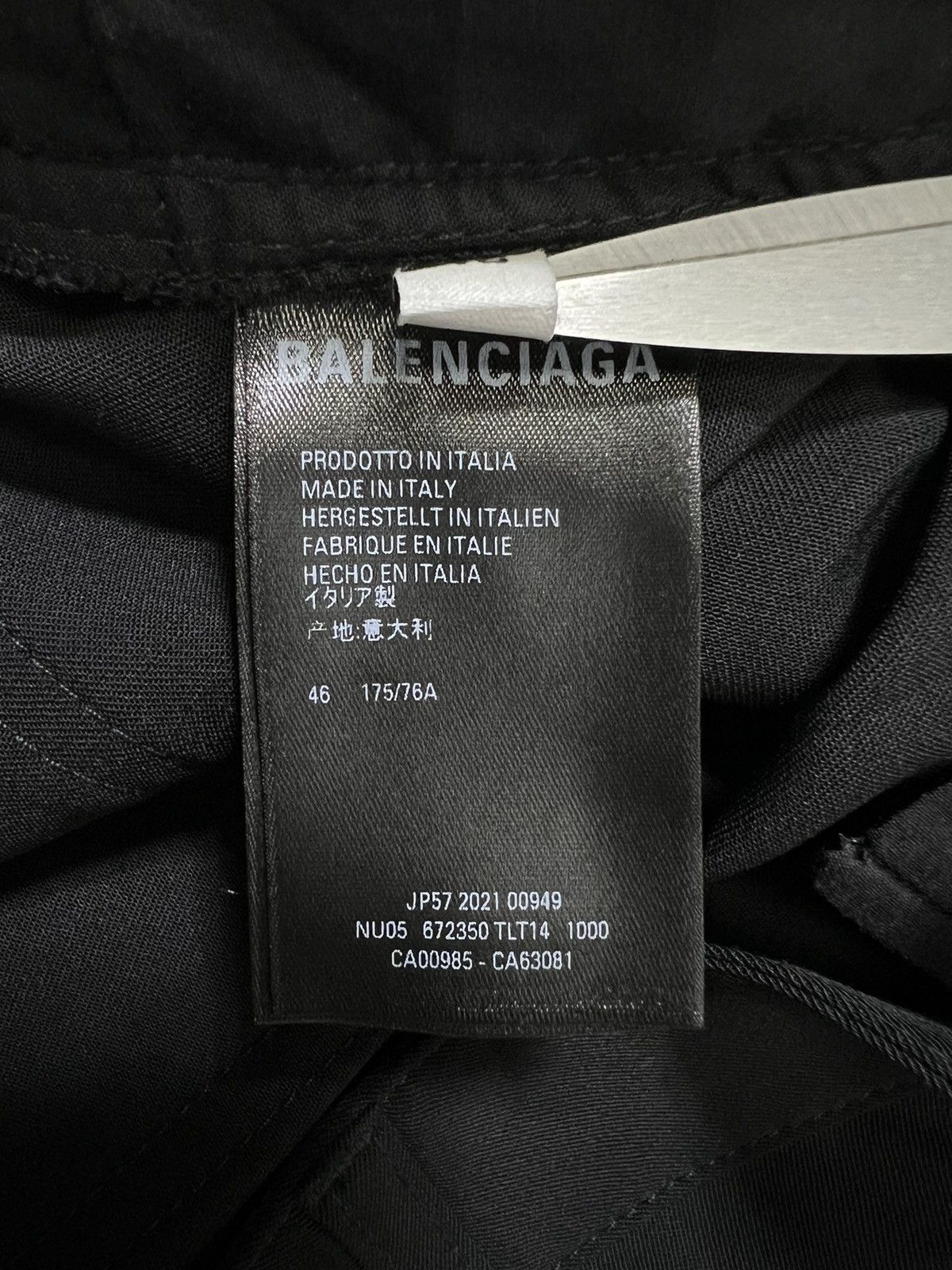 Balenciaga Balenciaga - S/S 21’ - Wide Leg Wool Slacks Size US 30 / EU 46 - 13 Thumbnail